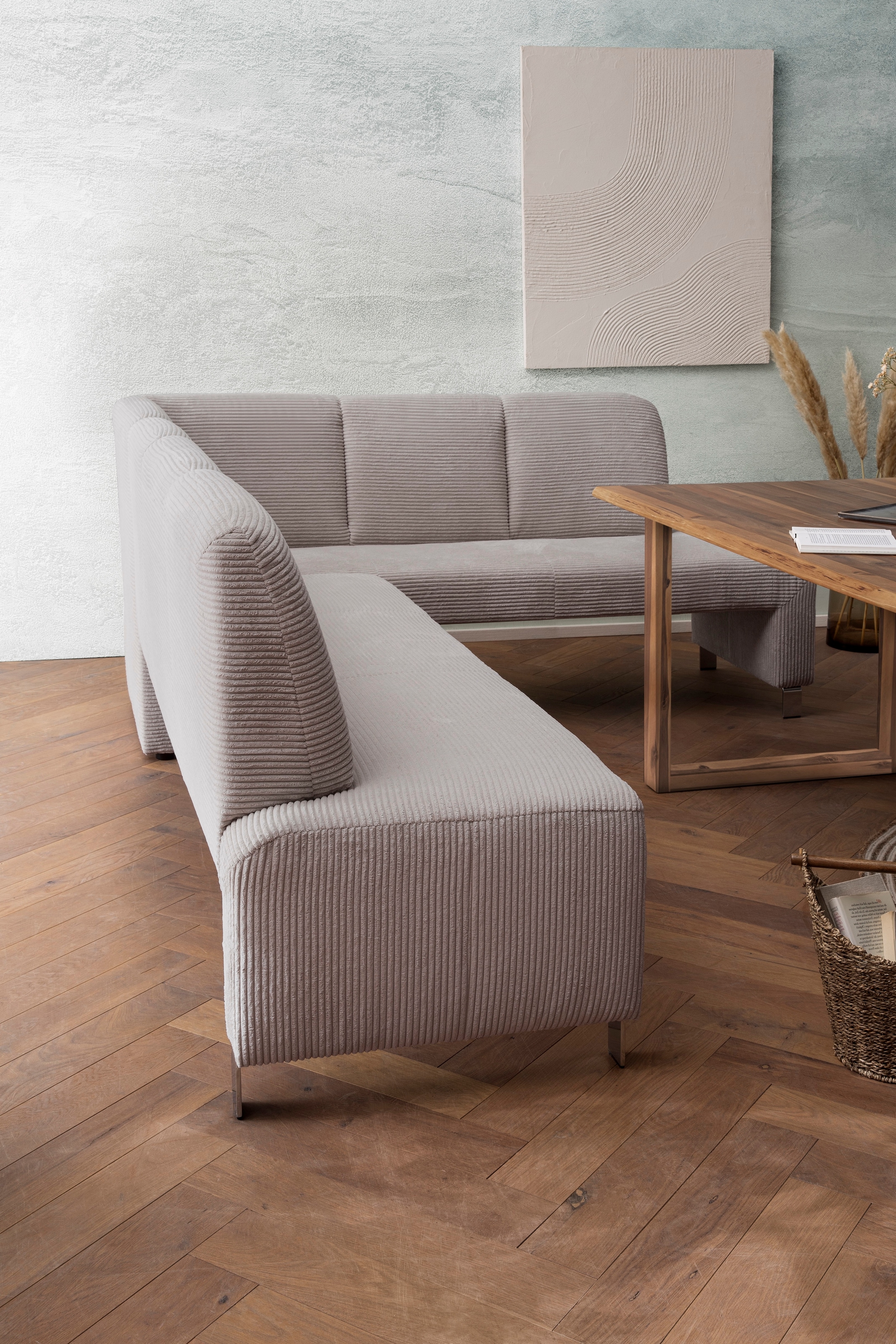 exxpo - sofa fashion Eckbank »Intenso, modern, wahlweise in Leder oder Text günstig online kaufen