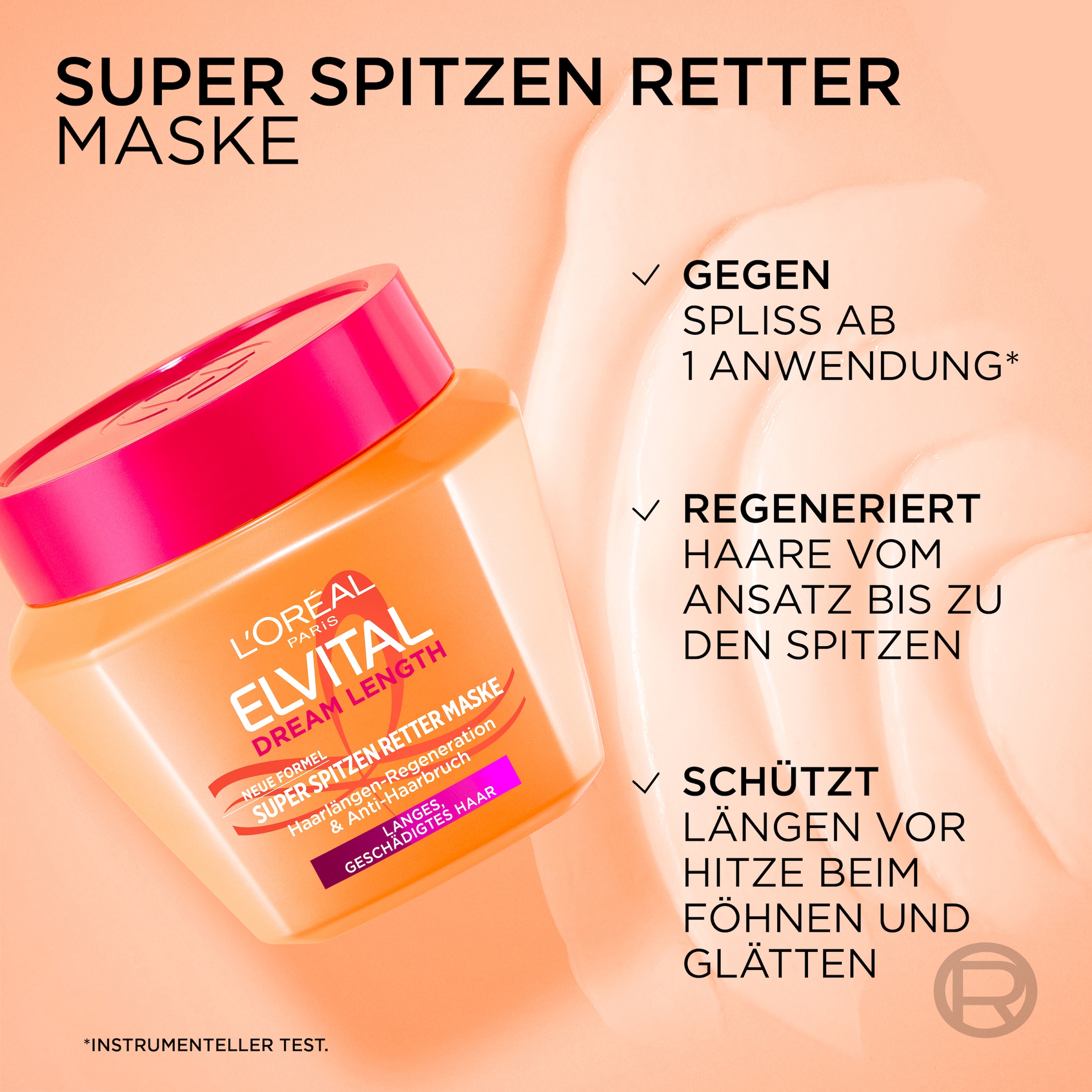 L'ORÉAL PARIS Haarmaske »ELVTIAL DREAM LENGTH MASKE« für langes, geschädigtes Haar