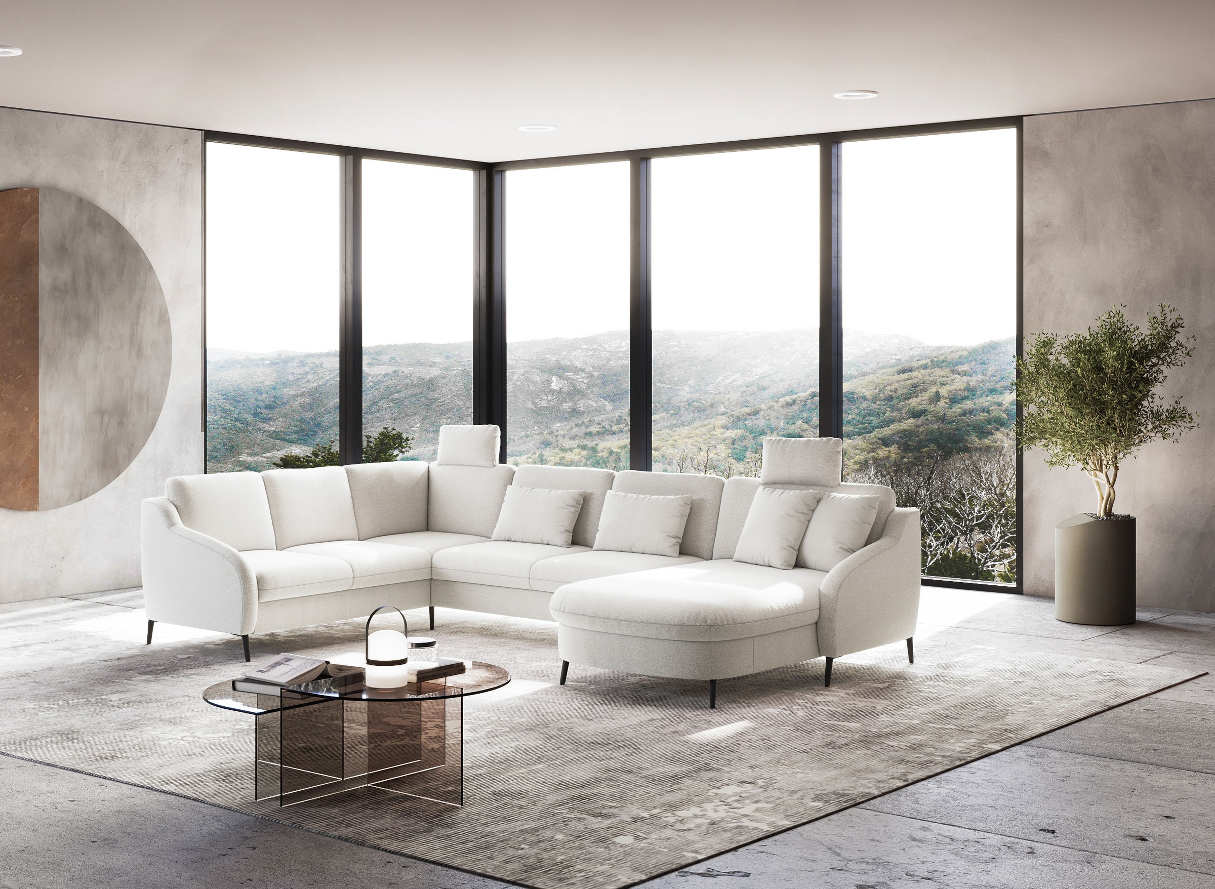 sit&more Wohnlandschaft "Soul U-Form" wahlweise mit Bettfunktion und Bettka günstig online kaufen