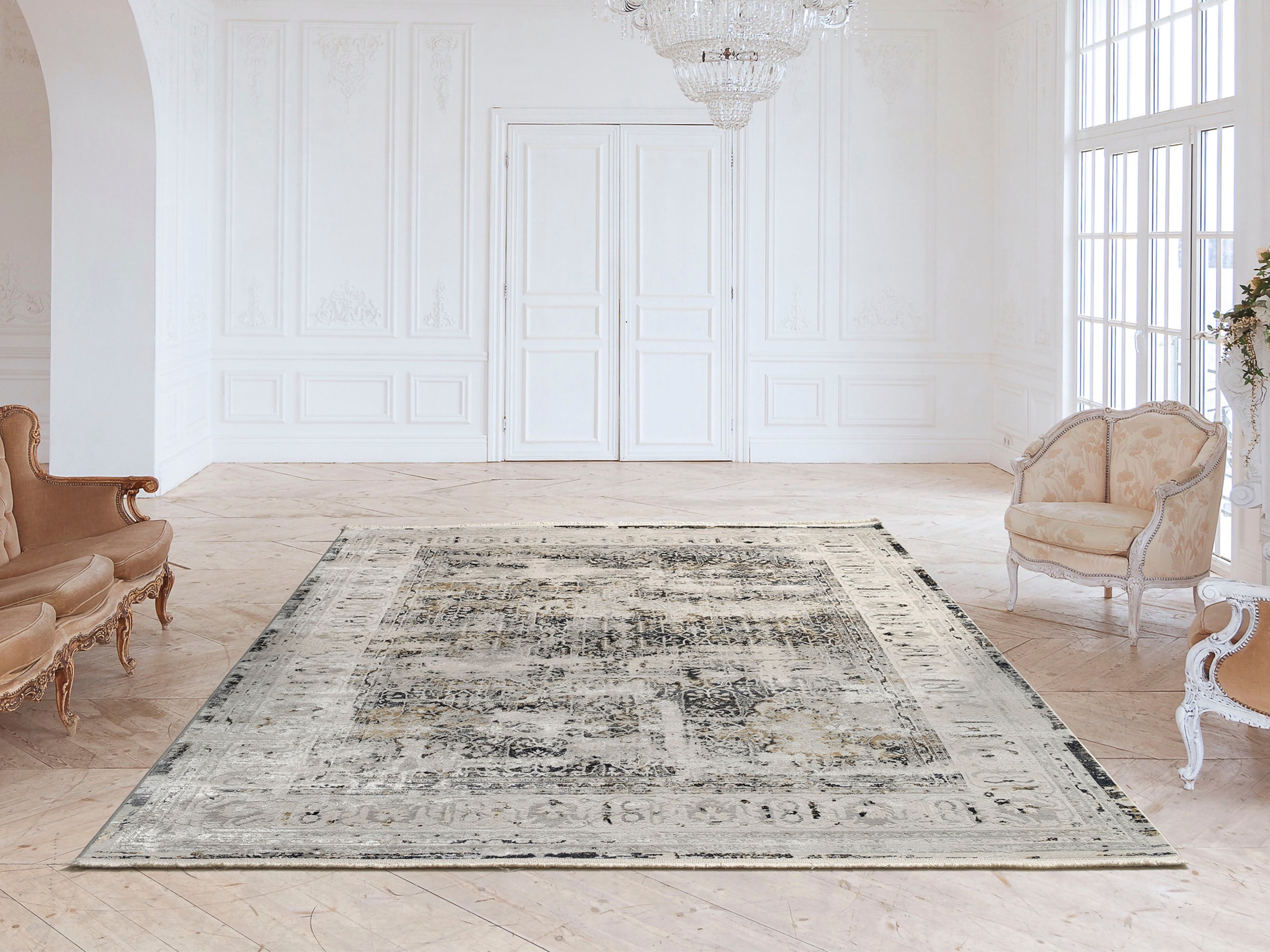 Musterring Teppich »COLORADO CLASSIC«, rechteckig, 5 mm Höhe, exclusive MUSTERRING DELUXE COLLECTION hochwertig gekettelt Fransen