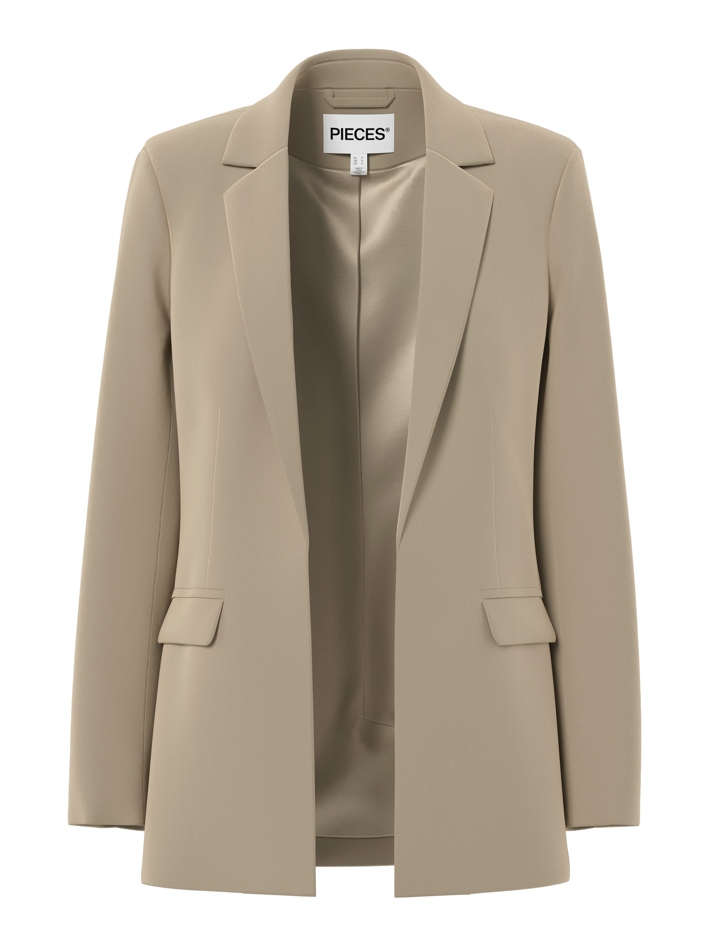 pieces Longblazer »PCBOSELLA LS LOOSE BLAZER NOOS« in leichter Oversize Form