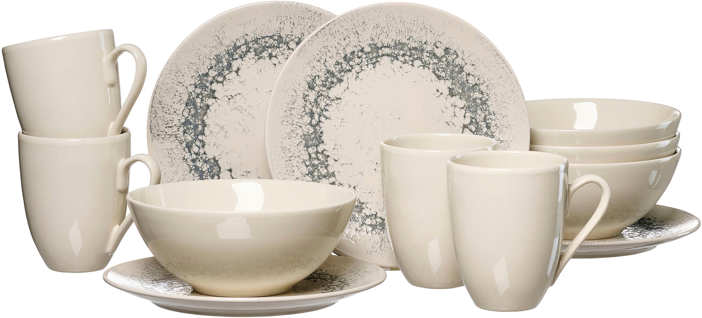 Ritzenhoff & Breker Kaffeeservice »Cecina« Geschirr-Set, seidig schimmernde günstig online kaufen