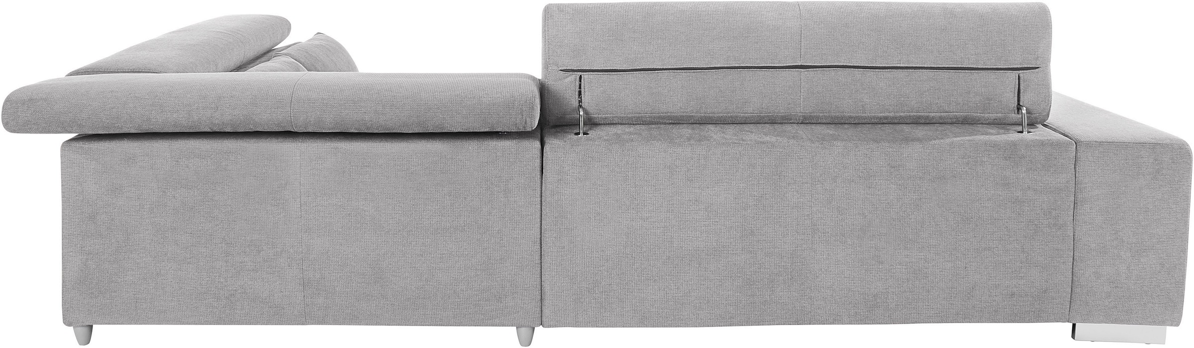 COTTA Ecksofa »Orion L-Form«, mit Kopfteilverstellung & 5 Nierenkissen