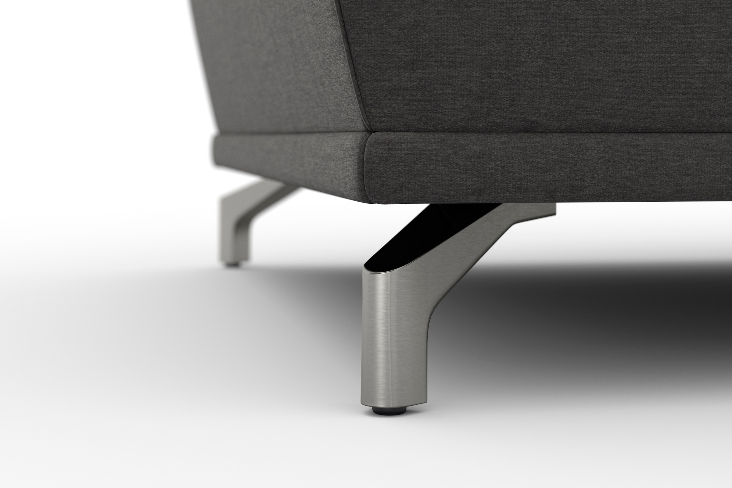 sit&more Ecksofa »Cabrio L-Form, mit Sitztiefenverstellung, Arm- und Kopfteilverstellung«, 3 Nierenkissen, Federkern, optional Bettfunktion und Stauraum
