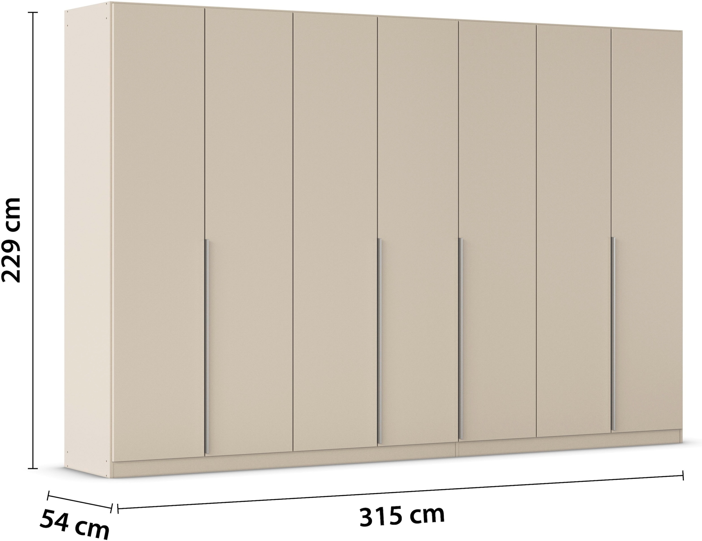 rauch Drehtürenschrank »Kleiderschrank Schrank Garderobe AGORDO TOPSELLER Schlafzimmer«, (in zwei Griff-Farben mit Dekor- oder Hochglanzfront), durchdachte Innenausstattung, in 6 Breiten und 2 Höhen MADE IN GERMANY