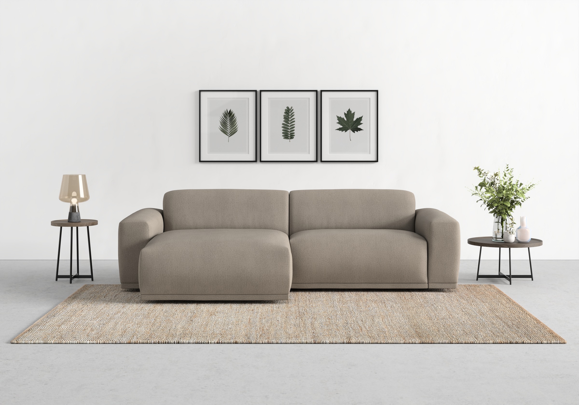 TRENDMANUFAKTUR Ecksofa »Braga, mit hochwertigem Kaltschaum, L-Form, in Cor günstig online kaufen