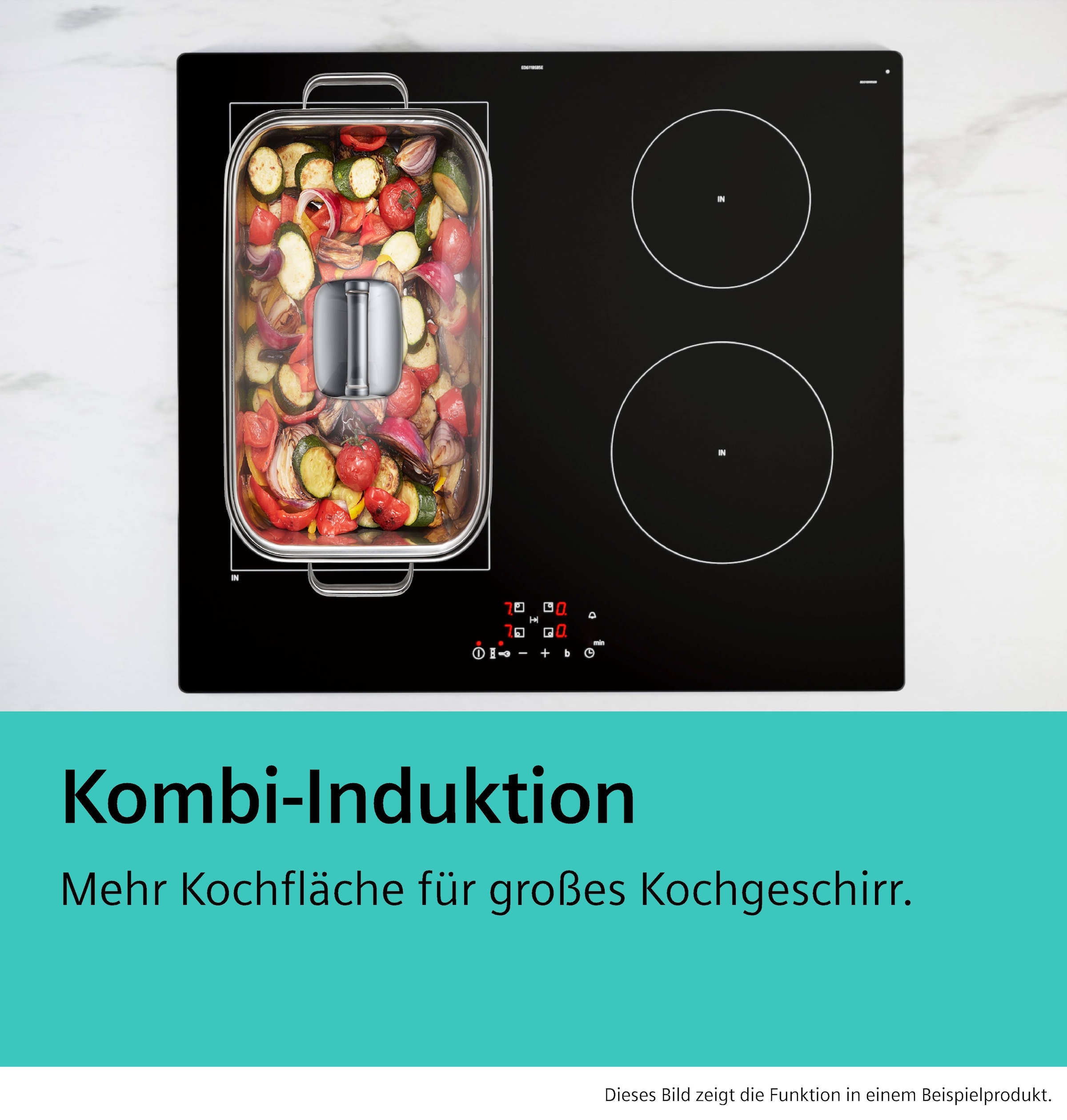 SIEMENS Kochfeld mit Dunstabzug »ED711HQ26E« Flexible Kombi-Induktion & angenehm leiser Betrieb