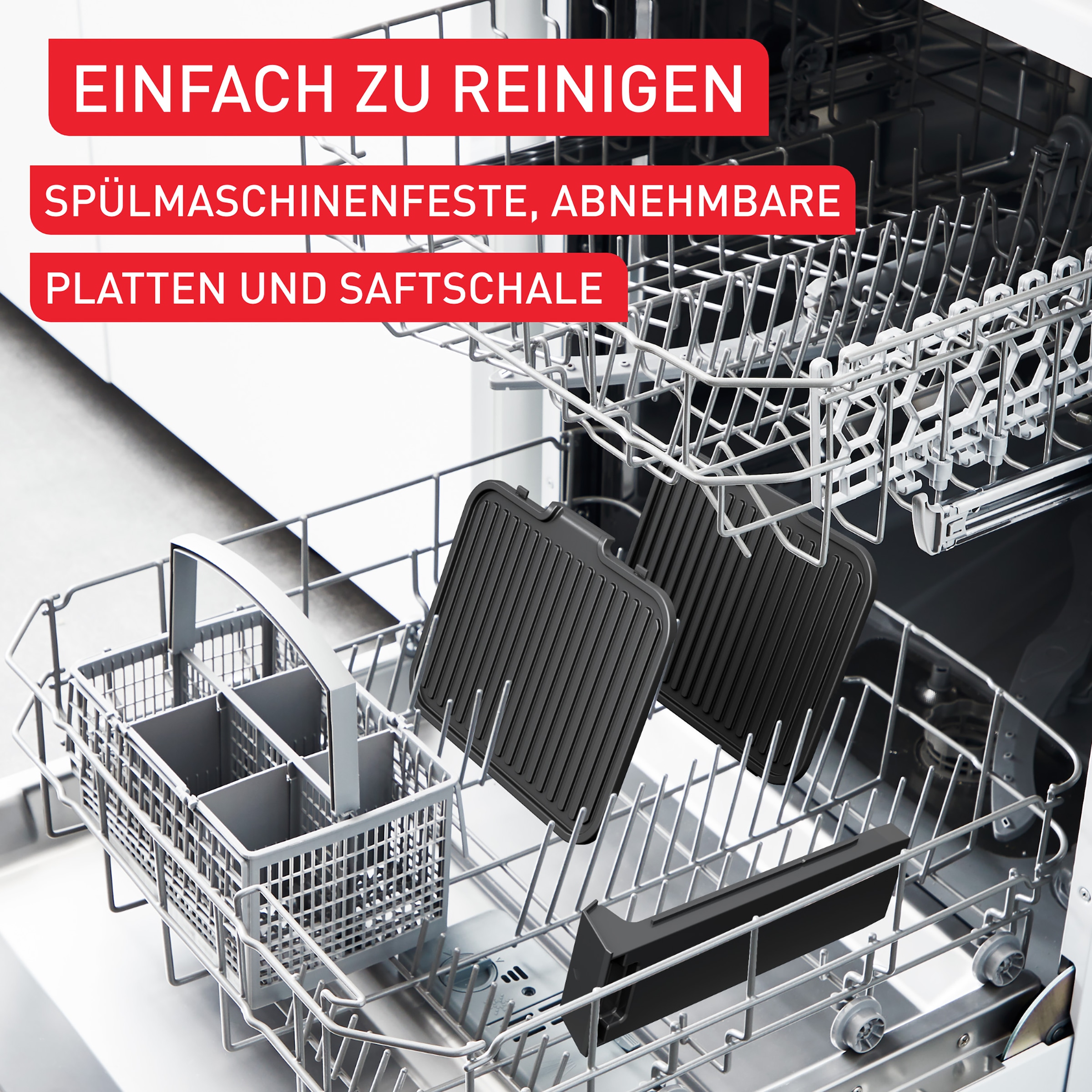 Tefal Kontaktgrill »GC510D SuperGrill 3-in-1«, 2000 W, BBQ-Funktion, Ofenposition, 3 Temperatureinstellungen