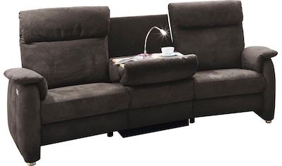 Sofa »Turin«, mit motorischer Relaxfunktion, Tisch, Leuchte + USB-Ladestation