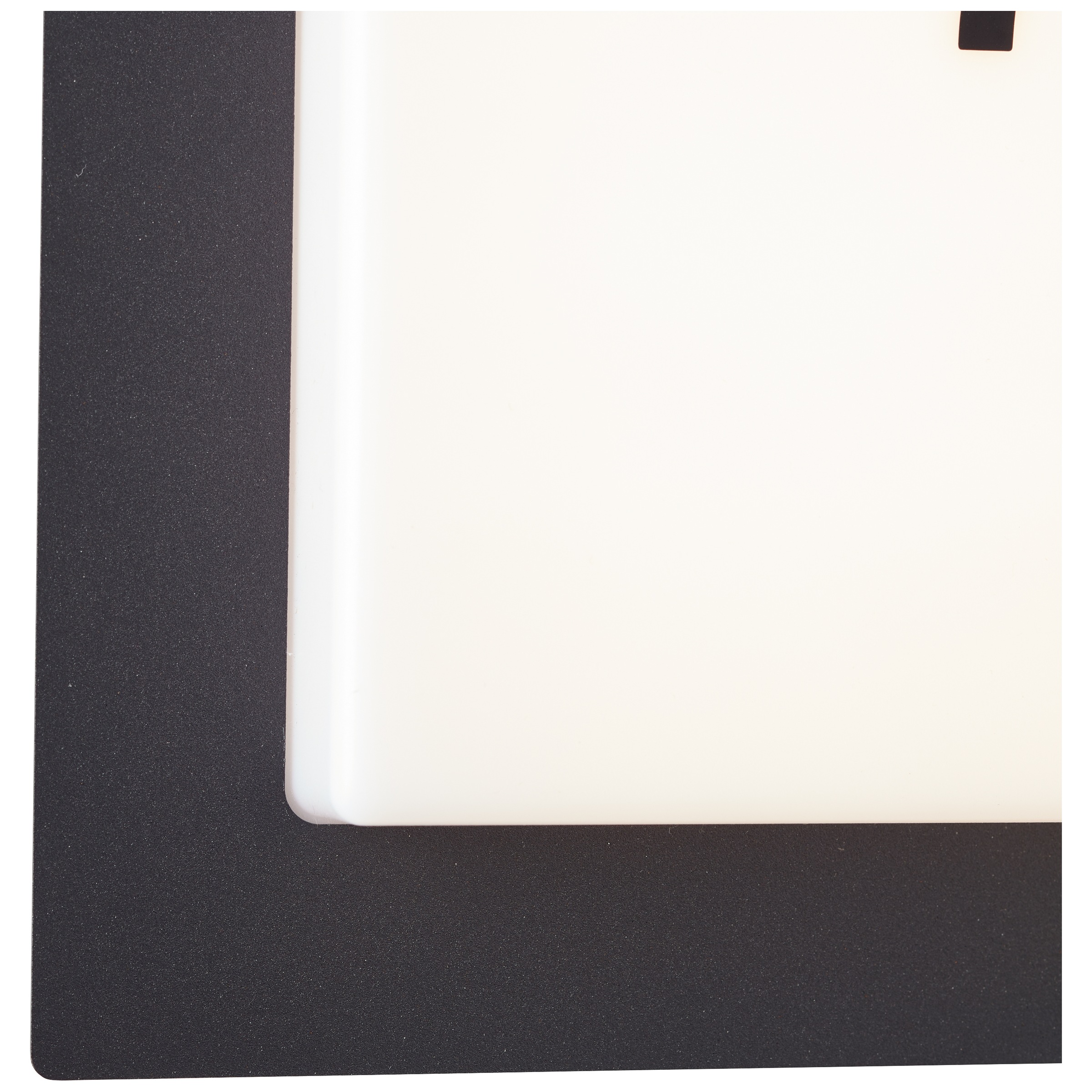 Brilliant LED Außen-Wandleuchte »Sten« 1 Stk. Warmweiß inkl. Hausnummern, 30 x 30 cm, LED 1600 lm, 3000 K, weiß/schwarz