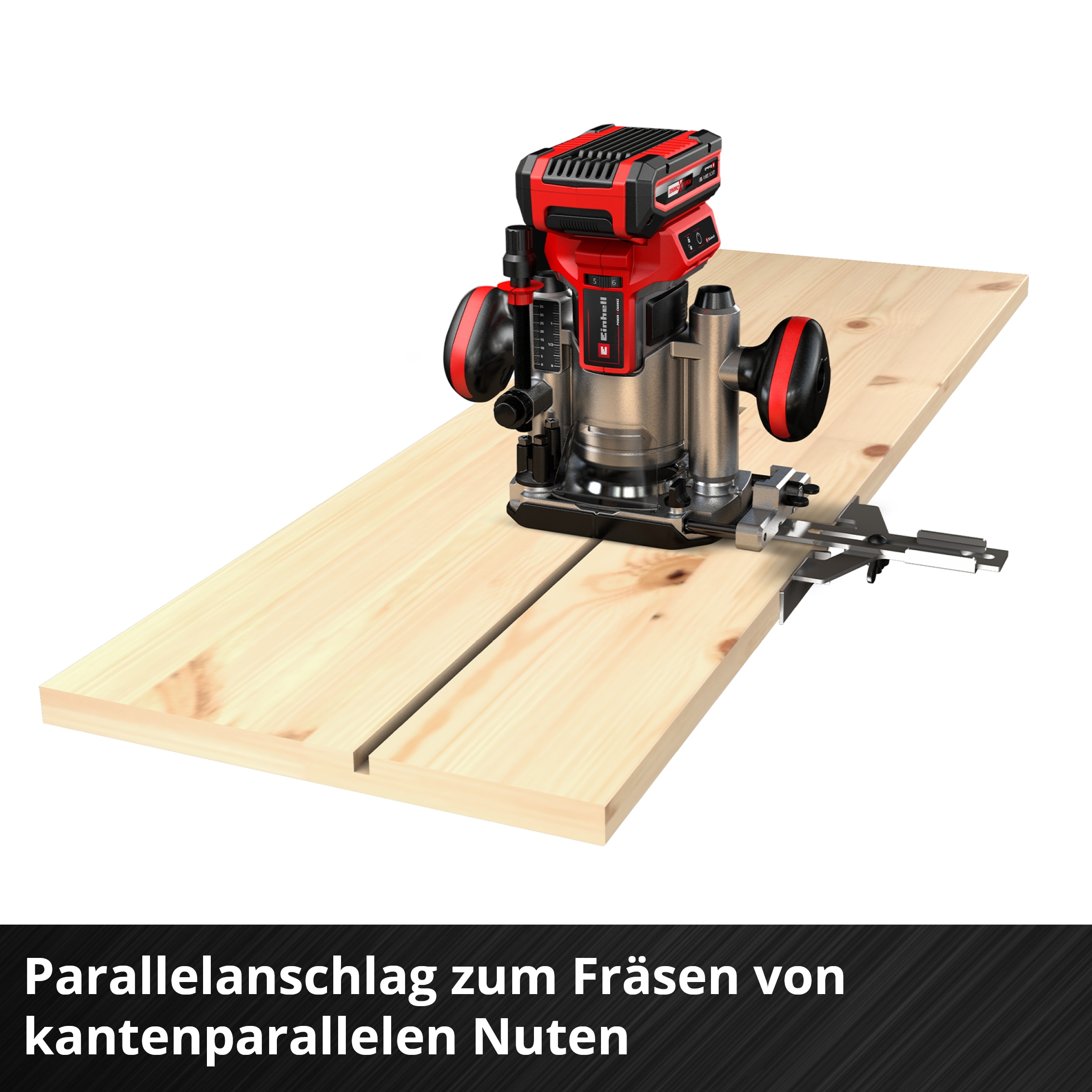 Einhell Akku-Fräse »TP-RO 18 Li BL - Solo«, Oberfräse ohne Akku und Ladegerät