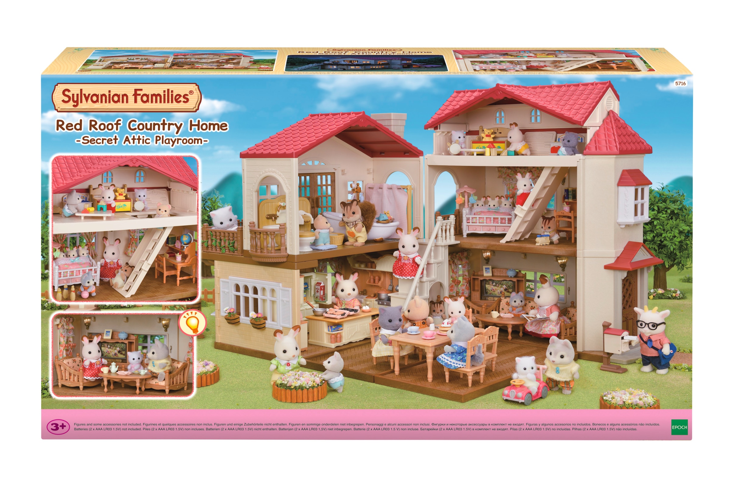 Sylvanian Families Spielwelt »Stadthaus mit Dachzimmer (5716)«