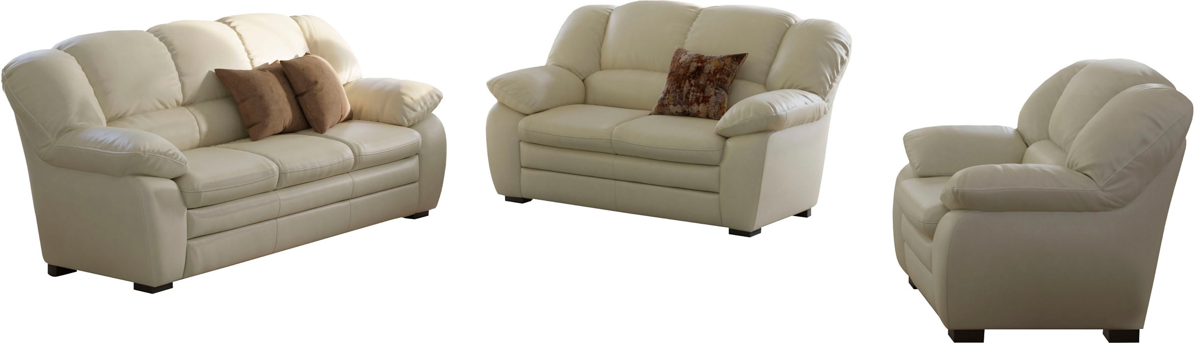 COTTA Polstergarnitur »Casino« Set, 3 Stk. tlg. Sessel, 2-Sitzer, 2,5-Sitze günstig online kaufen