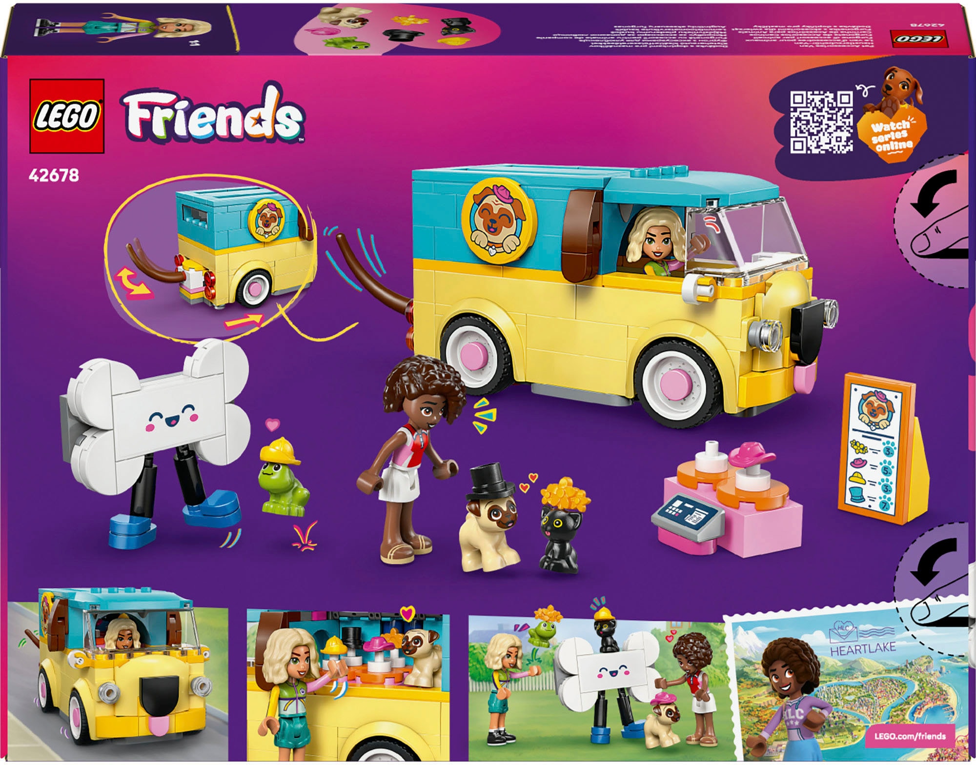 LEGO® Konstruktionsspielsteine »Haustierzubehör-Van (42678), LEGO Friends« Made in Europe