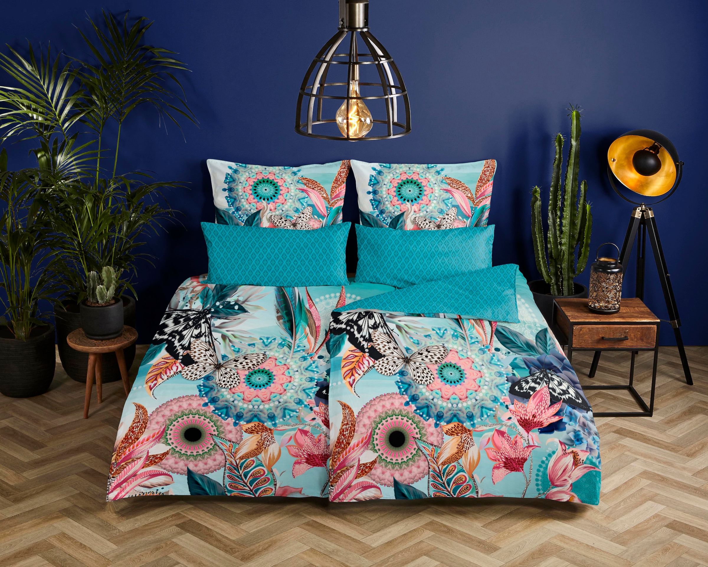 hip Wendebettwäsche »MAXIMILIAN« 2 Stk. tlg. Mako-Satin, 135x200, Reißversc günstig online kaufen