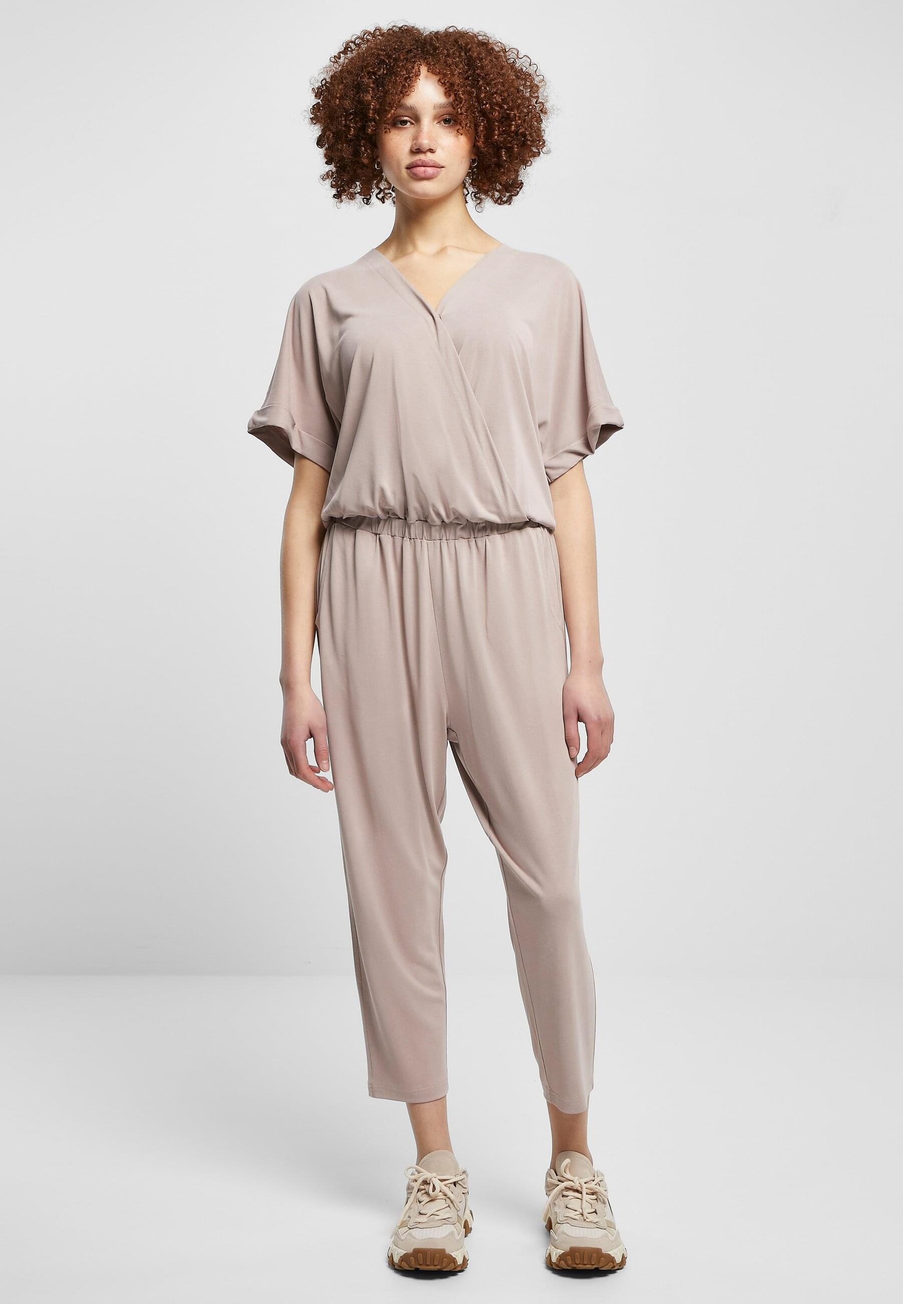 URBAN CLASSICS Jumpsuit »Urban Classics Damen Ladies Modal Jumpsuit« 1 Stk.