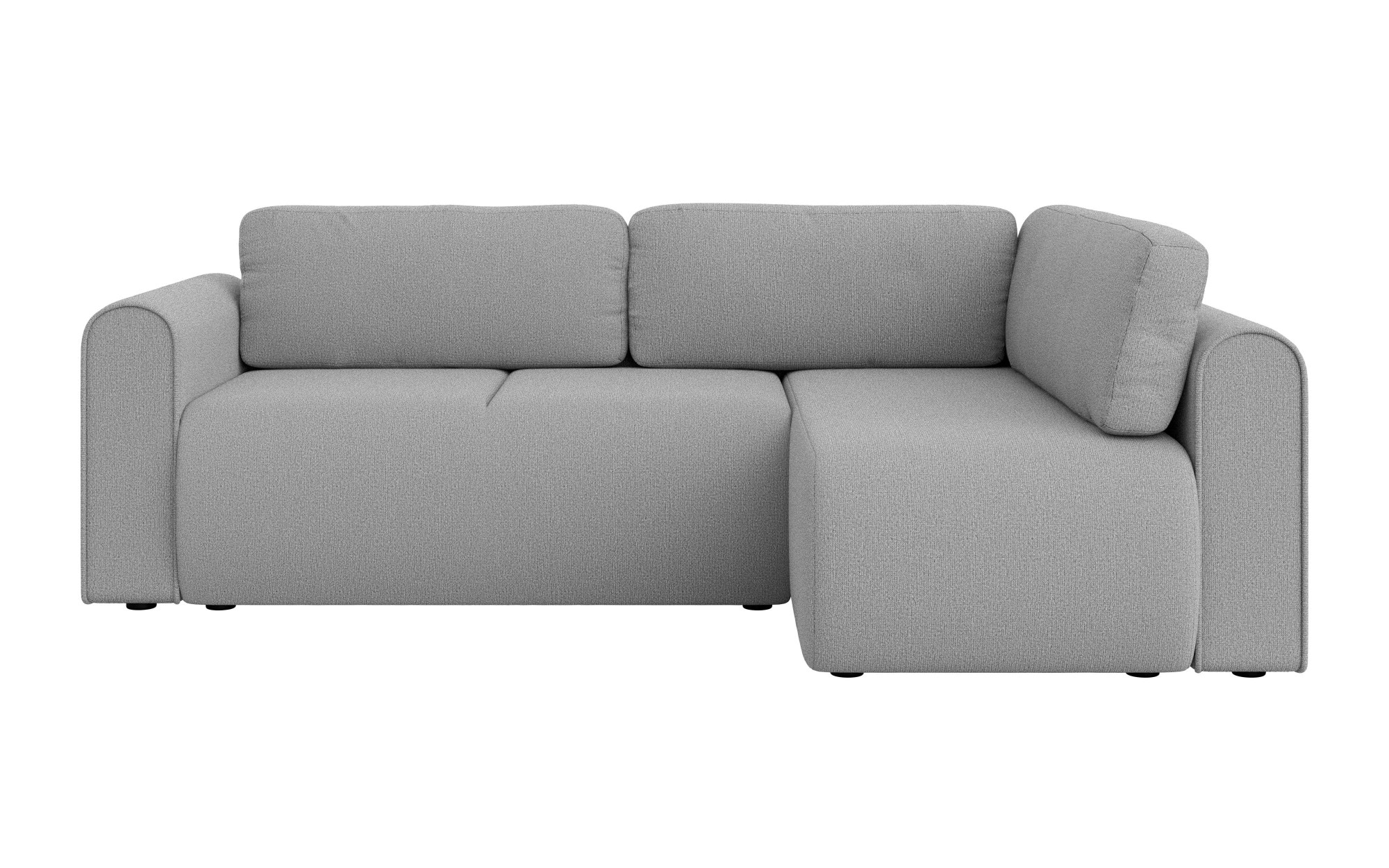 INOSIGN Ecksofa »Zacharia wahlweise Schlafsofa mit Bettkasten, B/T/H 250/166/86 cm«, L-Form mit Wellenunterfederung, Ottomane rechts oder links bestellbar