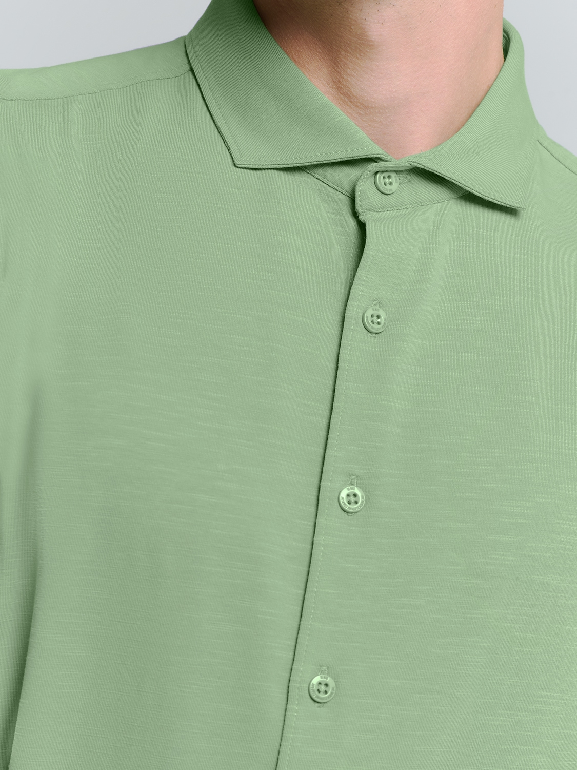 NO EXCESS Langarmhemd »No Excess Jersey-Hemd«