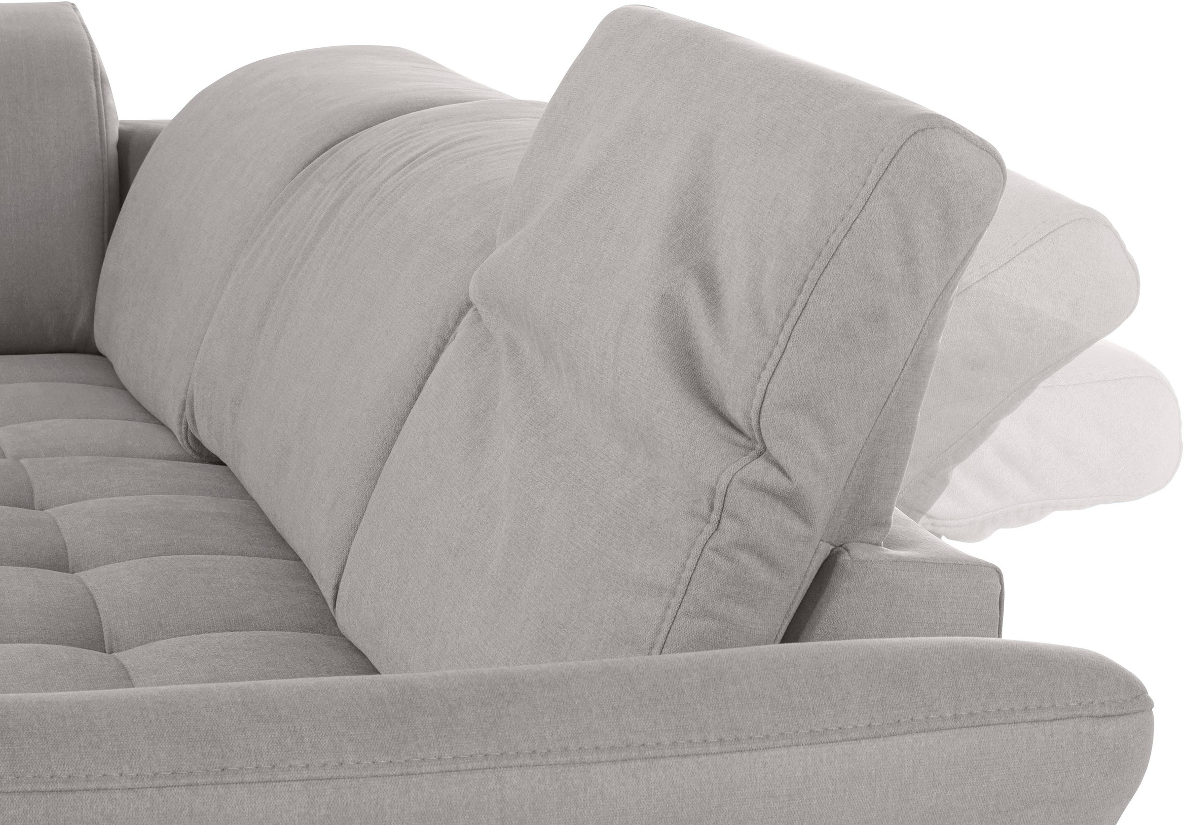 INOSIGN Ecksofa »Fresh L-Form«, Federkern, wahlweise Kopfteilverstellung und motorischer Vorziehsitz