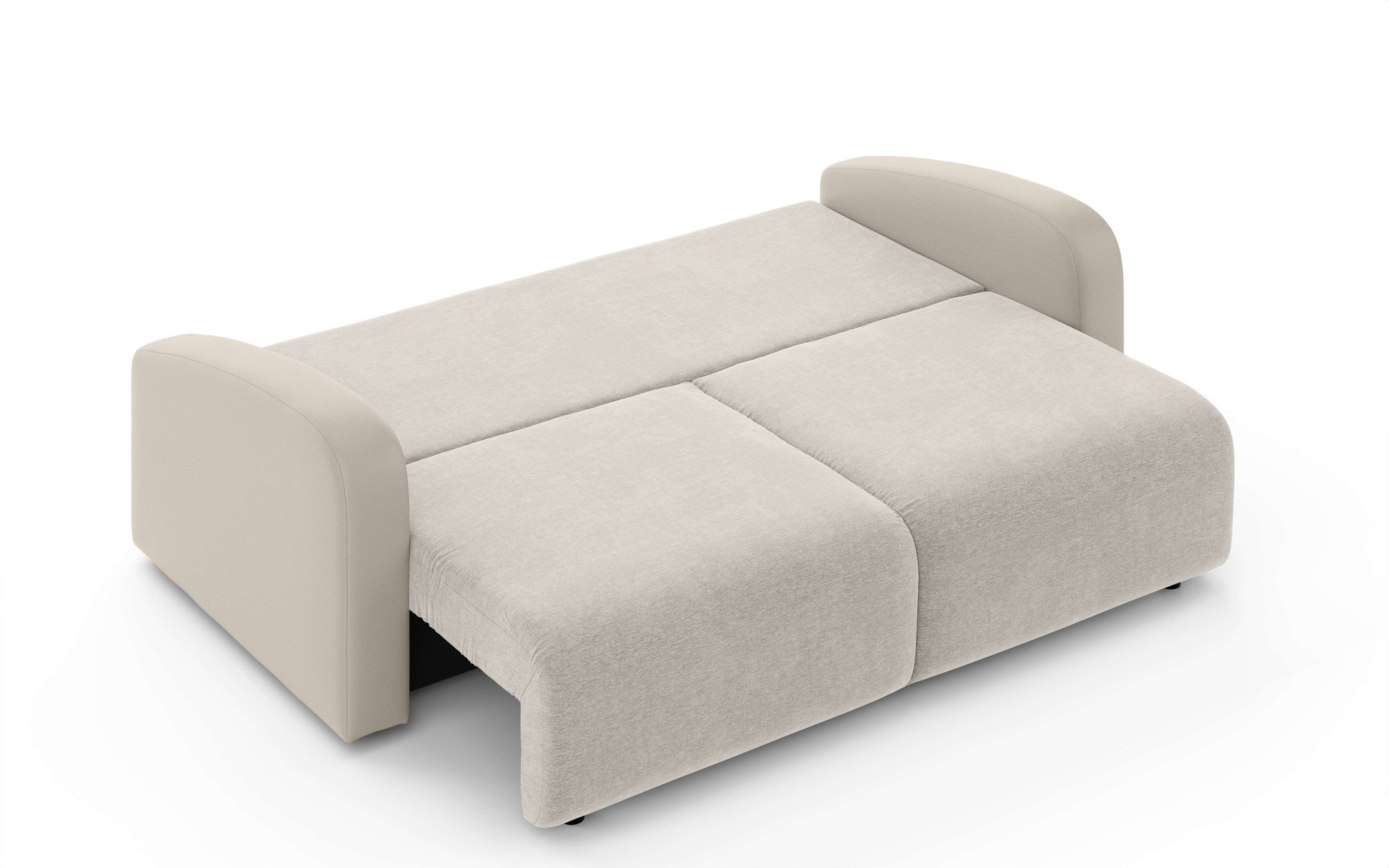 INOSIGN 3-Sitzer »JIGGS wahlweise Schlafsofa mit Bettkasten, Maße B/H/T: 228/96/110 cm«, Sofa mit Wellenunterfederung, enthält 2 Rückenkissen und 2 Zierkissen