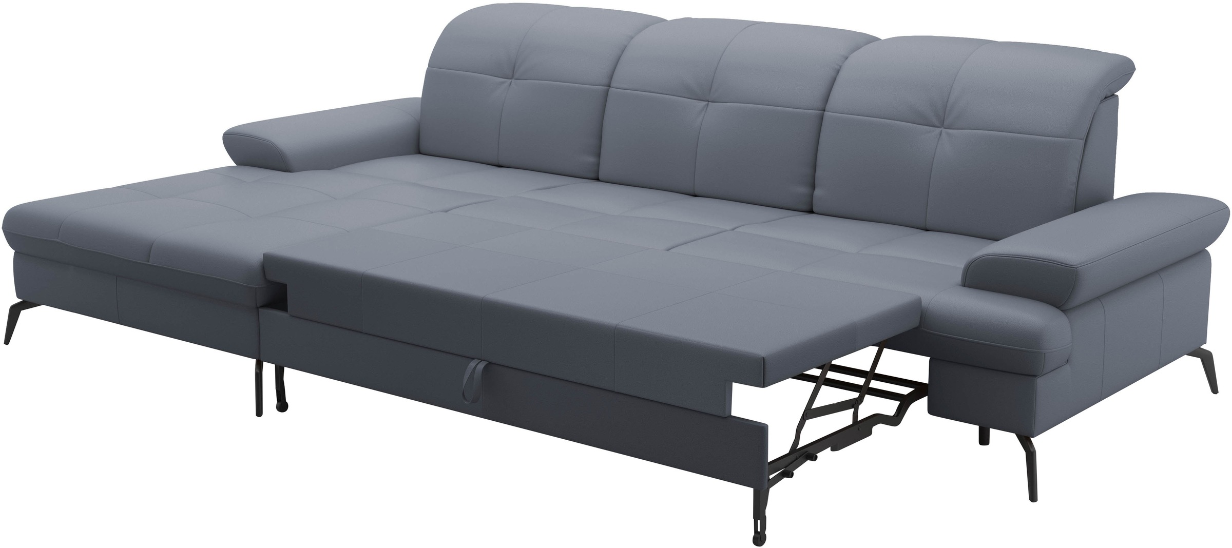 sit&more Ecksofa »Amica, L-Form, inkl. Sitztiefenverstellung & Armteilverstellung«, wahlweise mit Bettfunktion, Bettkasten und Kopfteilverstellung