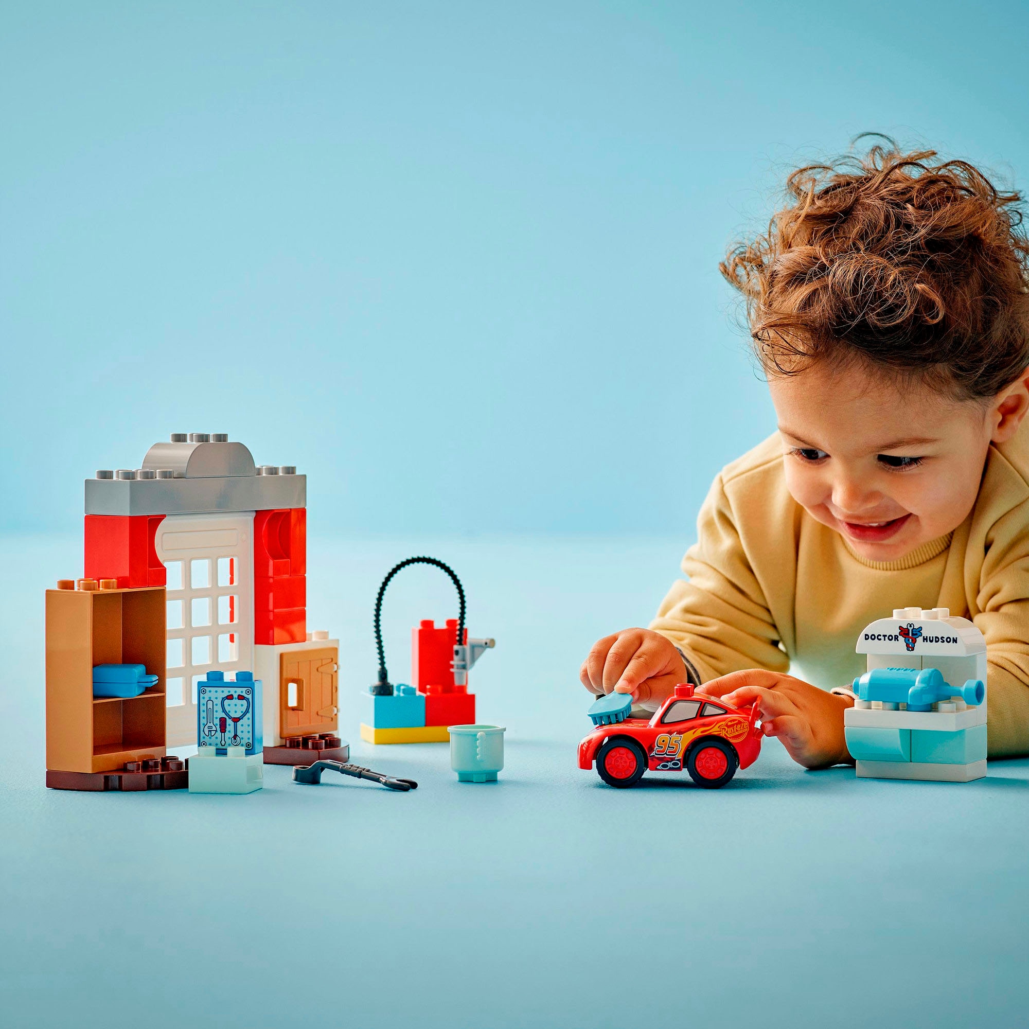 LEGO® Konstruktionsspielsteine »McQueens Besuch in Docs Werkstatt (10456), LEGO DUPLO Disney™«, (35 St.), Made in Europe
