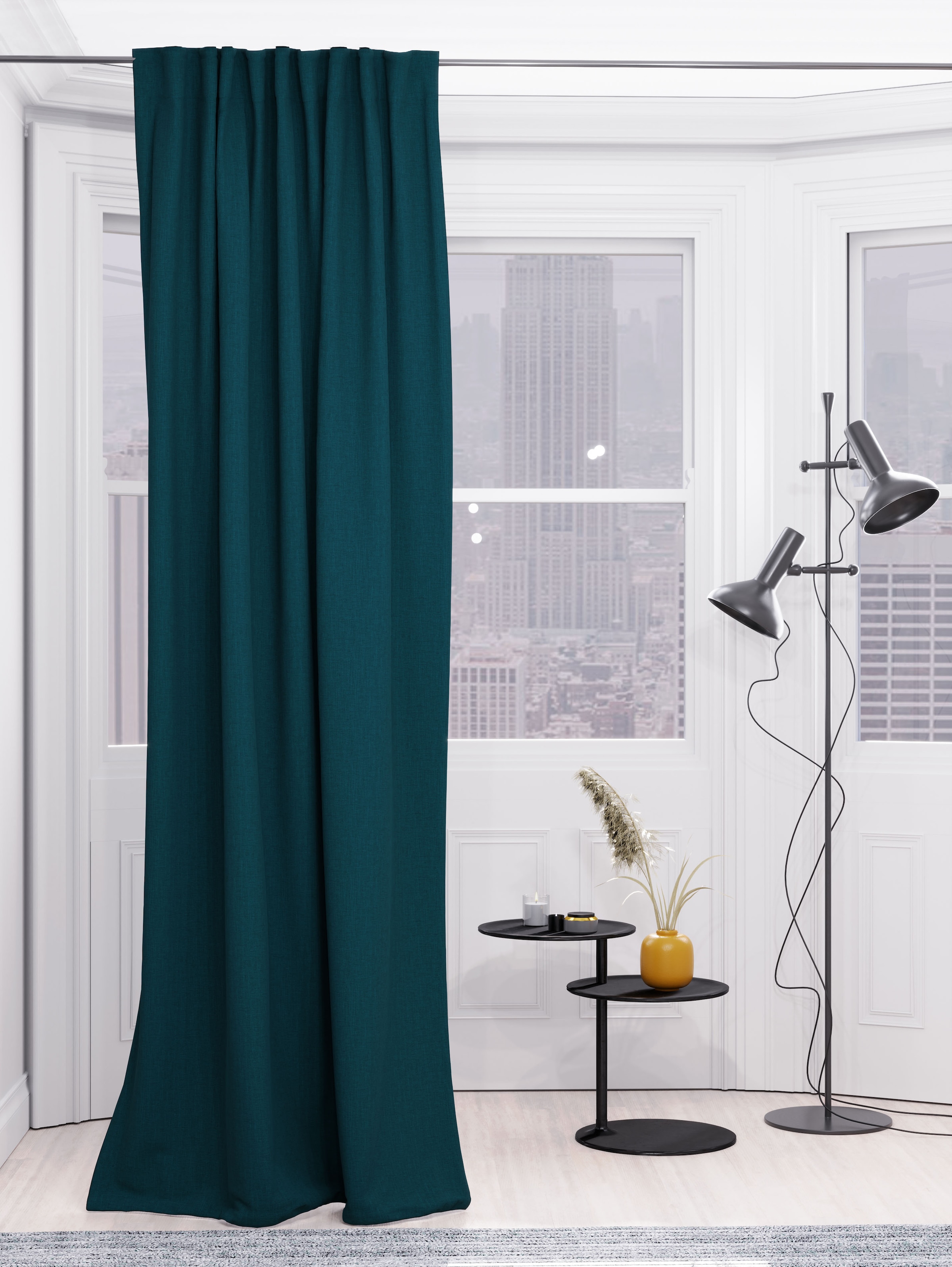 HOMING Vorhang »Kjell«, (1 St.), jetzt blickdicht, im Wohnzimmer, Türvorhang, uni, Schlafzimmer %Sale