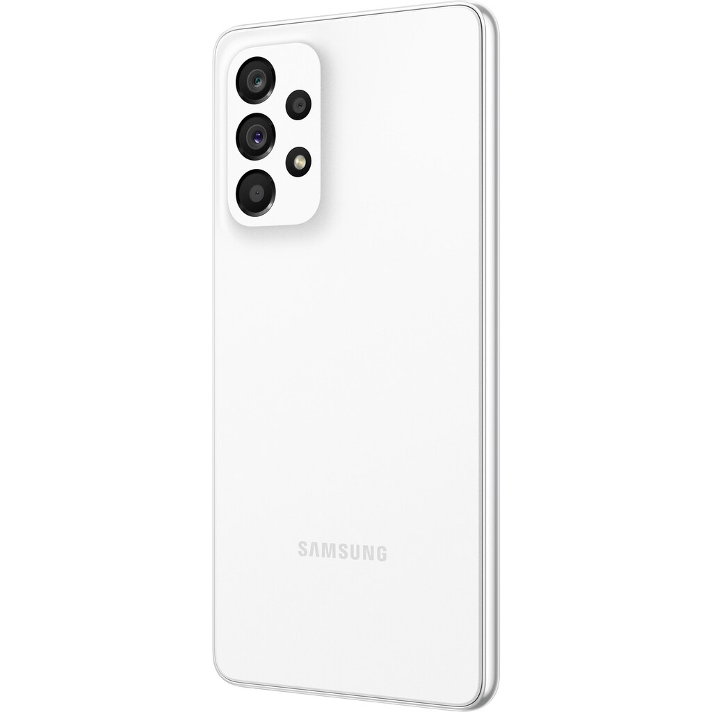 Samsung Smartphone »SAMSUNG A53 5G, 256GB«, Awesome White, (16,4 cm/6,5 Zoll, 256 GB Speicherplatz, 64 MP Kamera)
