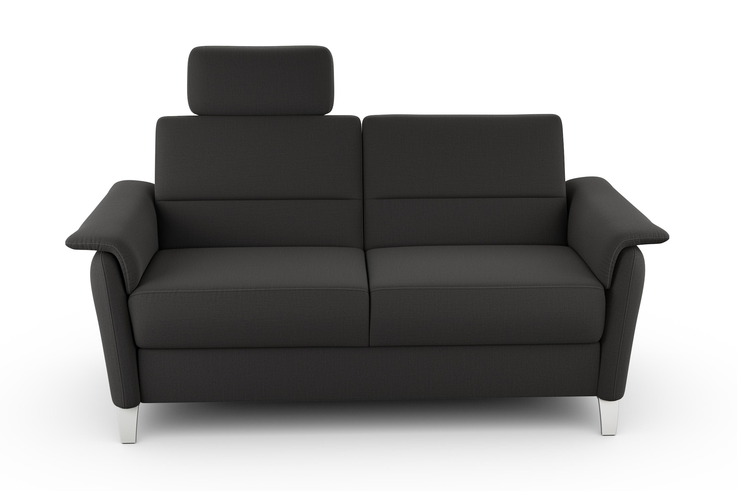 sit&more 2,5-Sitzer »Palmera«, Federkern-Polsterung, Steckvorrichtung für 2 Kopfstützen (optional)