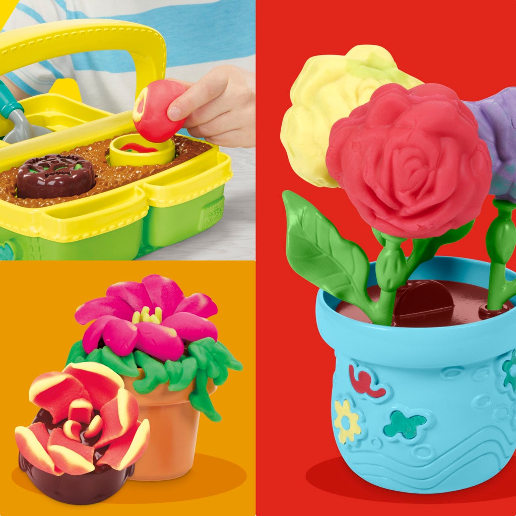 Hasbro Knetform-Set »Play-Doh, Bunter Blumenspaß«