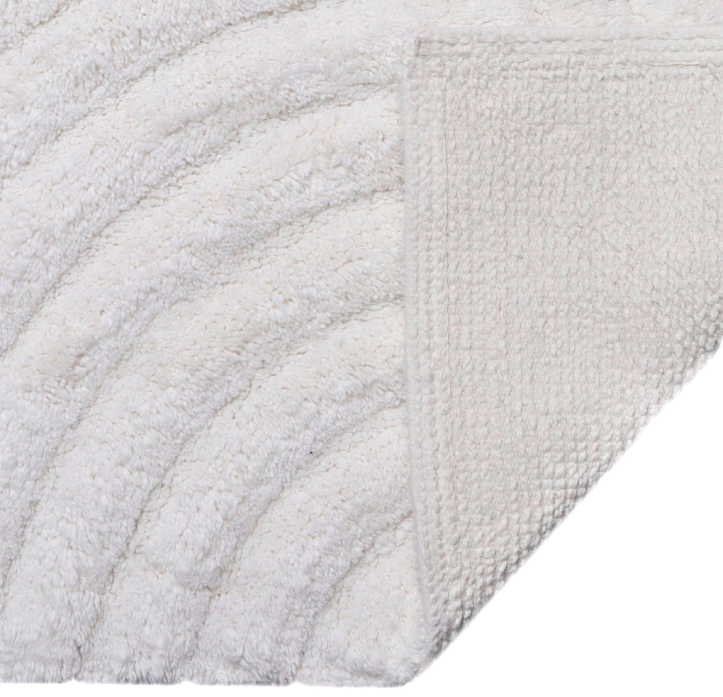 my home Badematte »Juna, Badvorleger, Badezimmer Teppich, Zen, Scandi, Boho«, rutschhemmend beschichtet, fußbodenheizungsgeeignet, Baumwolle, Hoch-Tief-Effekt, weich