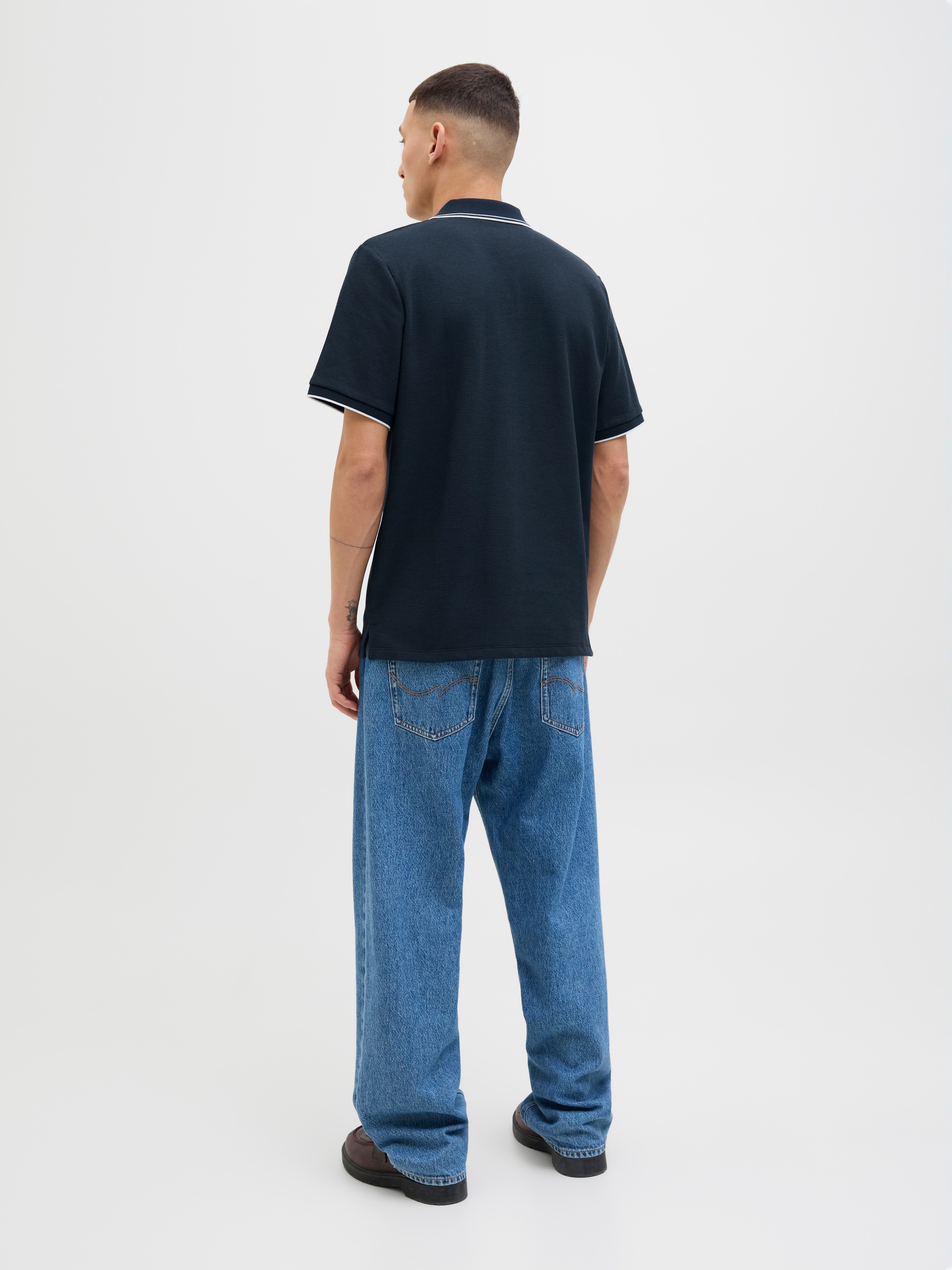 Jack & Jones Poloshirt »JJEAUSTIN POLO SS NOOS«, mit Logo Stickerei