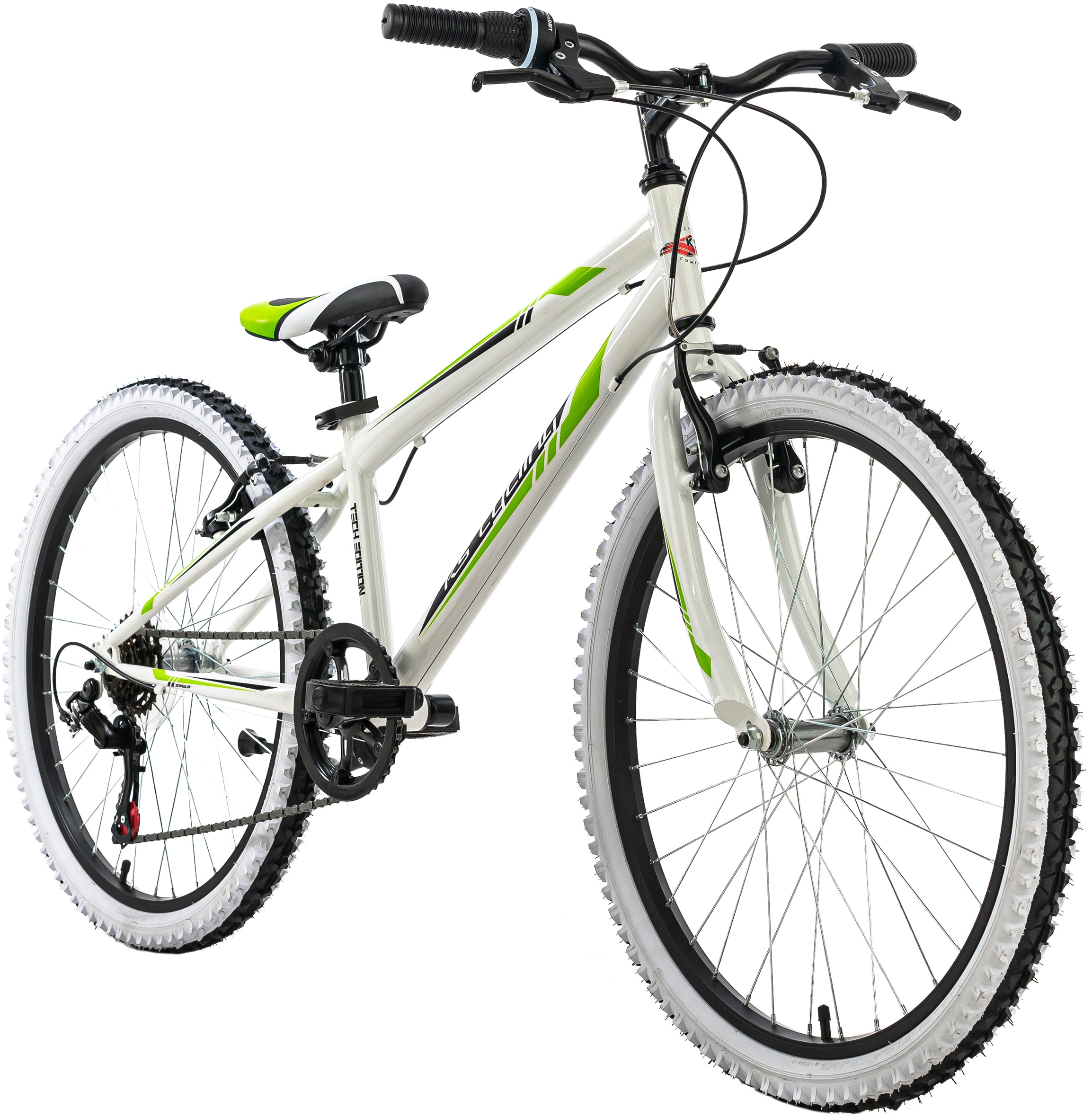 KS Cycling Jugendfahrrad »Scrawler«, 6 Gang, Shimano, Tourney Schaltwerk, Kettenschaltung, für Herren, Kettenschaltung