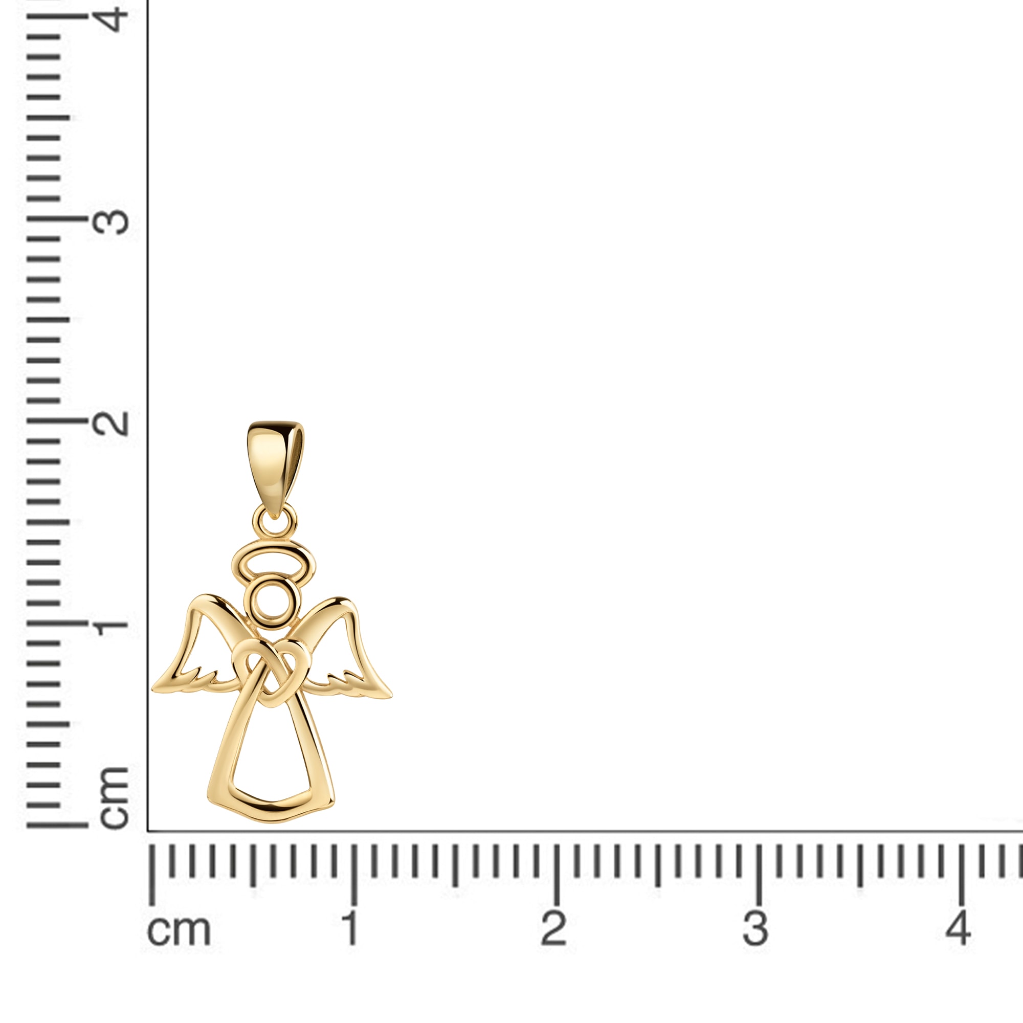 Firetti Engelanhänger »Schmuck Geschenk Gold 375 Halsschmuck Anhänger Engel« ()
