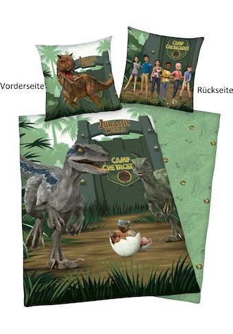 Jurassic World Kinderbettwäsche »Jurassic World Camp Cretaceous«, (2 tlg.), mit tollem... kaufen