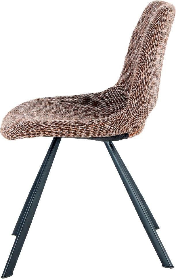Kayoom Stuhl »Josephine 325 2er-Set, zeitloses Design, mit geometrischer Aussparung«, (Set), 2 St., pflegeleicht, schlicht, weiche Polsterung für angenehmes Sitzgefühl
