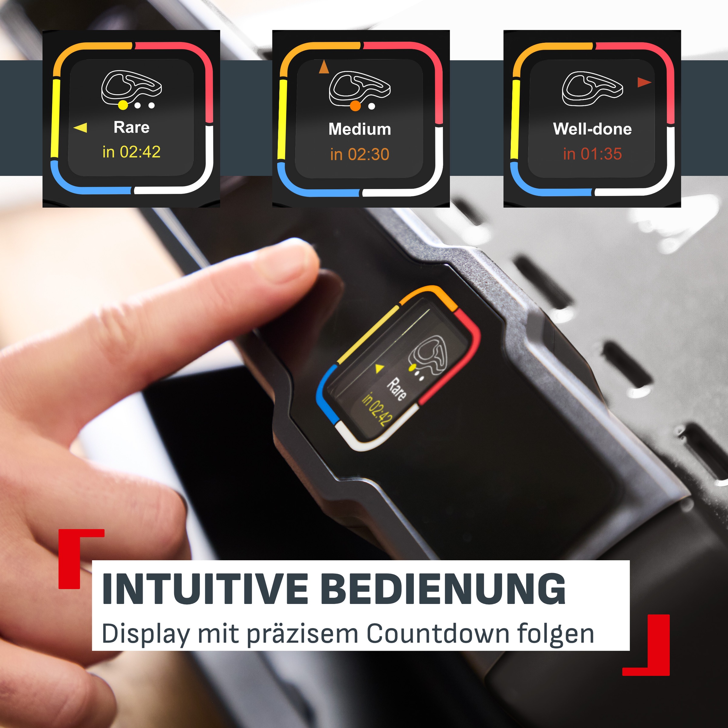 Tefal Kontaktgrill »GC7508 OptiGrill Elite« 2000 W Grillassistent, intuitive Bedienung, 12 voreingestellte Programme