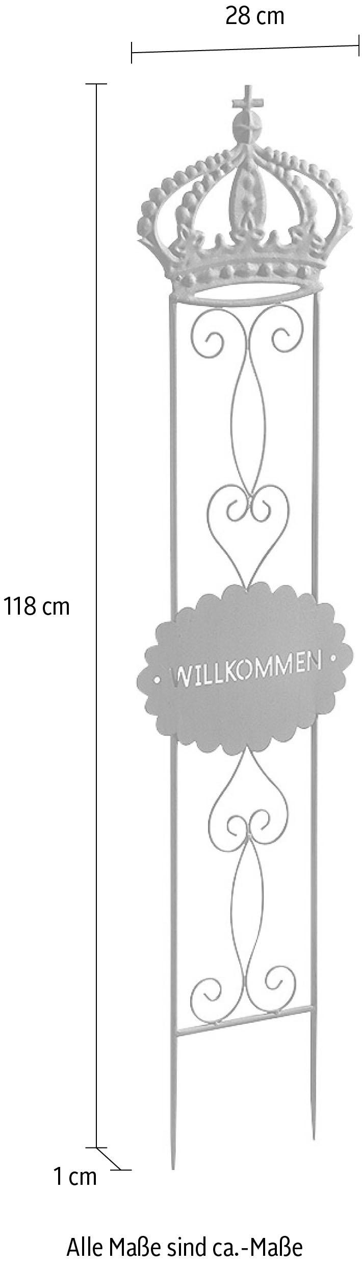 locker Gartenstecker, (1 St.), 28/1/118 cm