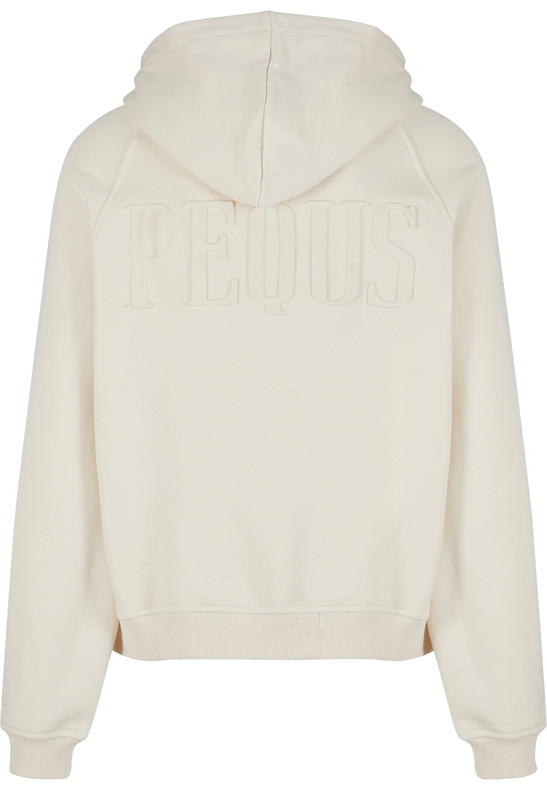 PEQUS Outdoorjacke »PEQUS PEQUS Debossed Logo Zip-Hoodie« 1 Stk. tlg. mit Kapuze