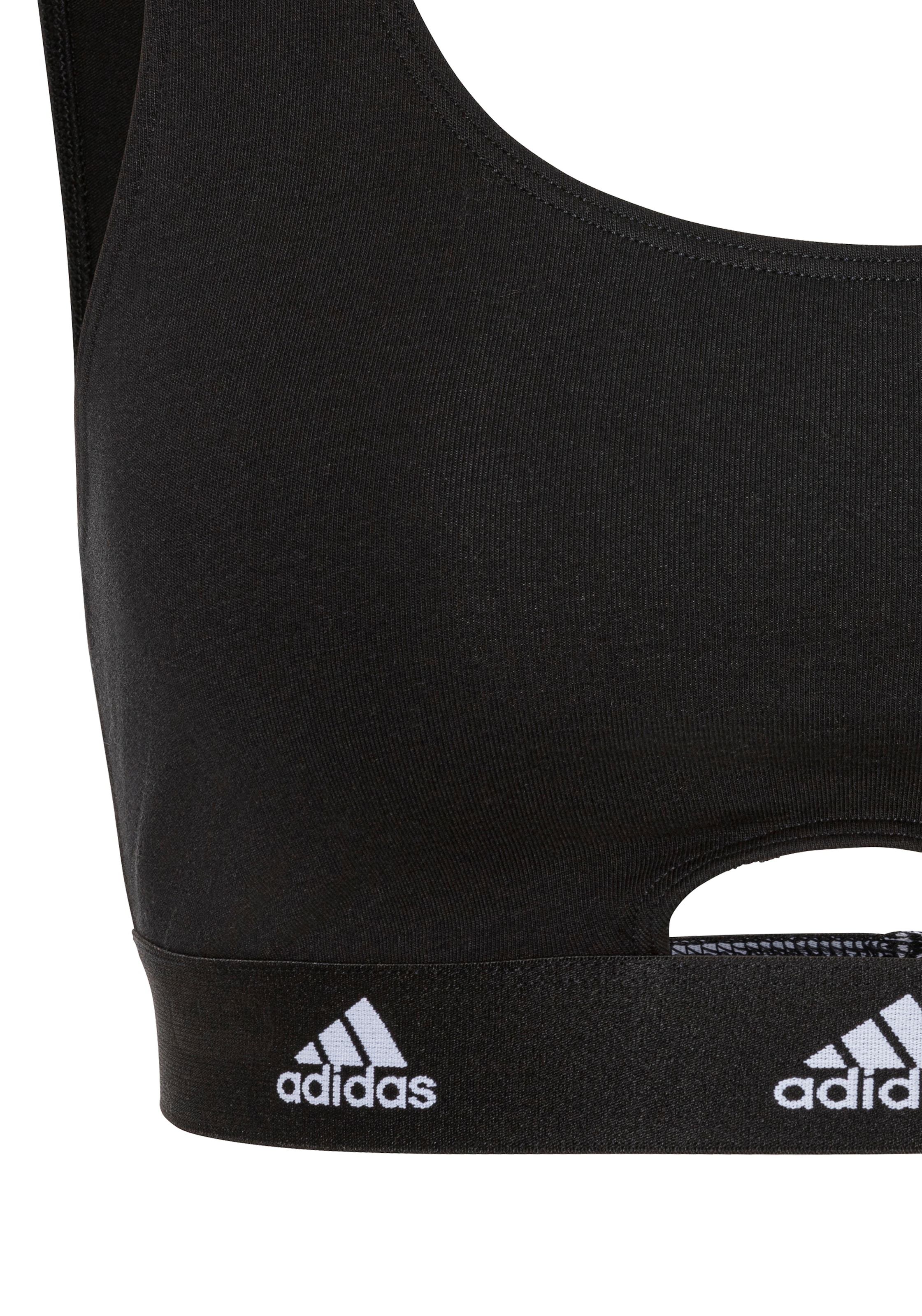 adidas Sportswear Bralette »"Real Cool Cotton"«, schnell trocknend + feuchtigskeitsabsorbierend