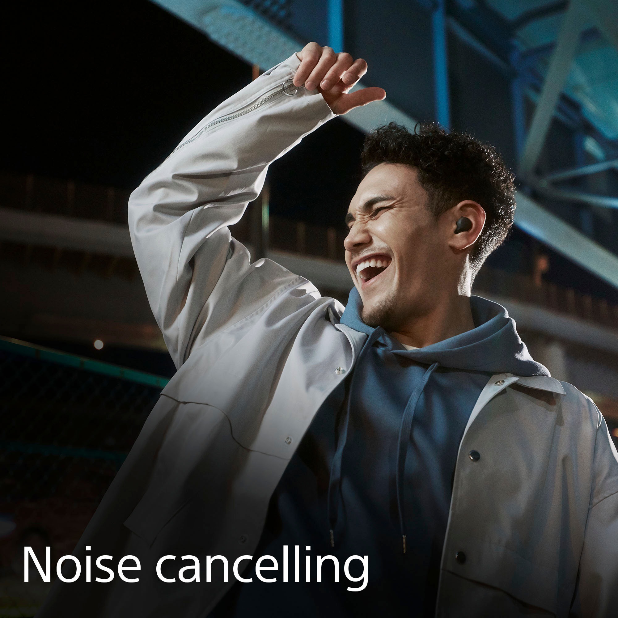 Sony wireless In-Ear-Kopfhörer »LinkBuds S«, Bluetooth-NFC, Noise-Cancelling-True Wireless, Noise Cancelling, Touch-Steuerung, 20 st. Akkulaufzeit