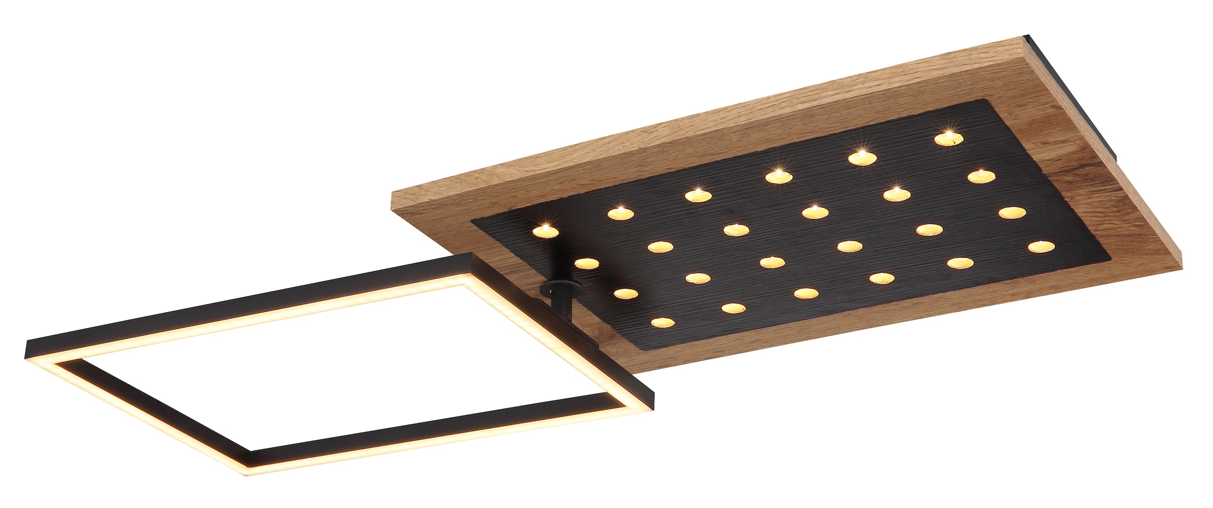 GLOBO LIGHTING LED Deckenleuchte »JIMBO« LED-Modul Warmweiß Deckenlampe/Wohnzimmer/Schlafzimmer/modern