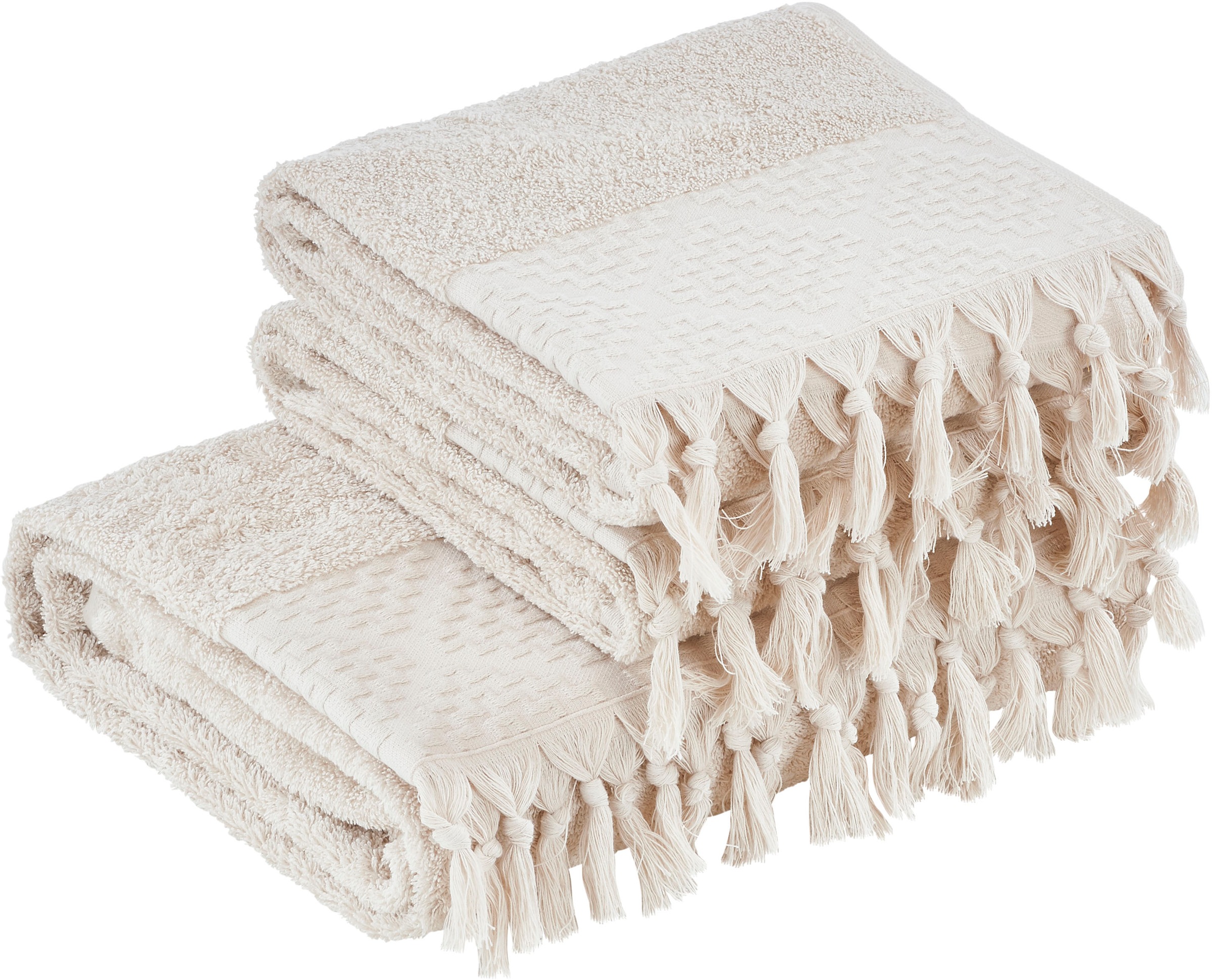 done.® Handtuch Set »Provence Bohéme«, (Set, 3 St., 1 Badetuch (70x140 cm)- günstig online kaufen