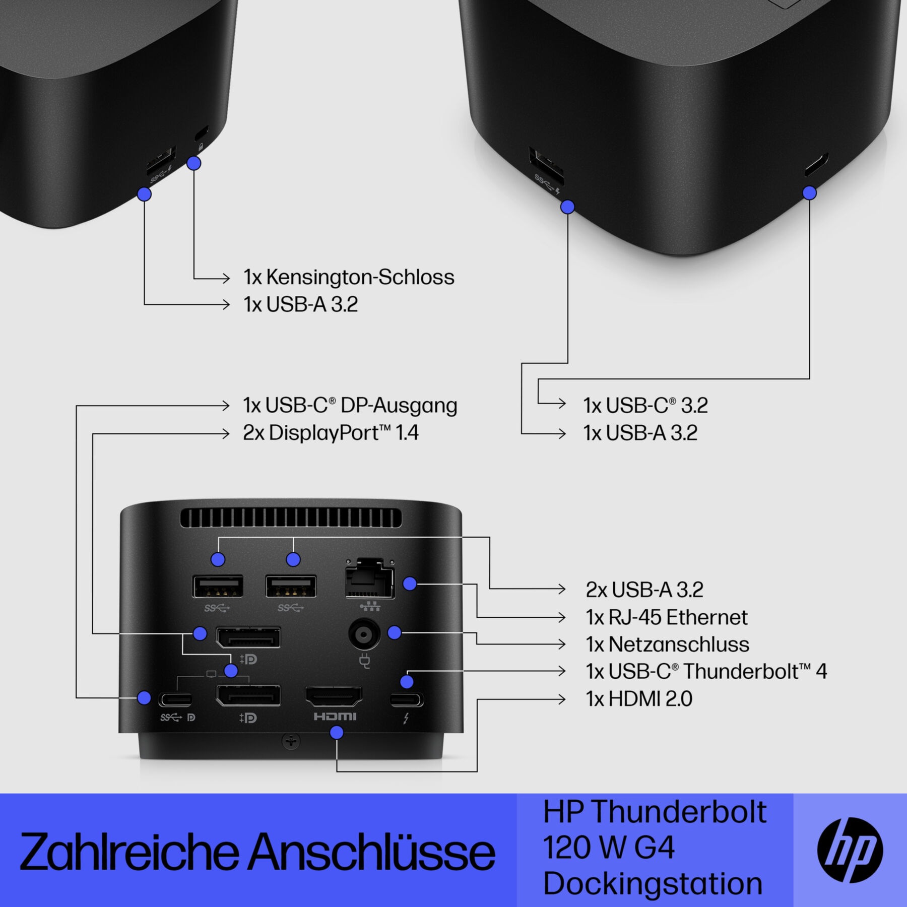 HP Laptop-Dockingstation »Thunderbolt Dock 120 W G4«