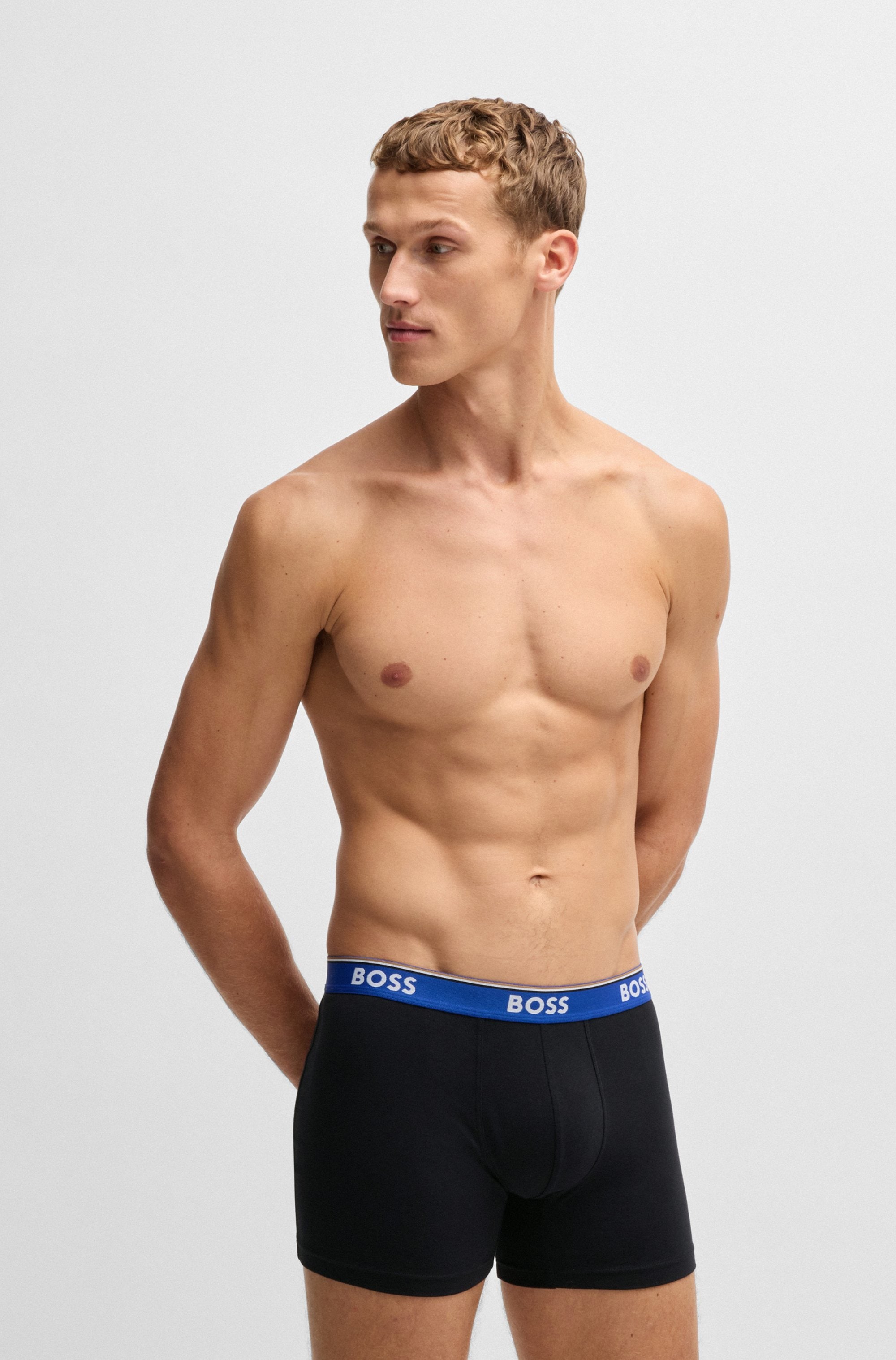 BOSS Boxershorts »BoxerBr 3P Power«, (3 St.)
