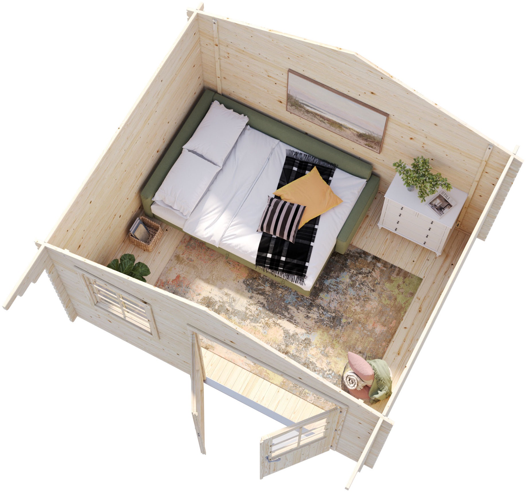 Palmako Gartenhaus »Emma« verschiedene Farben