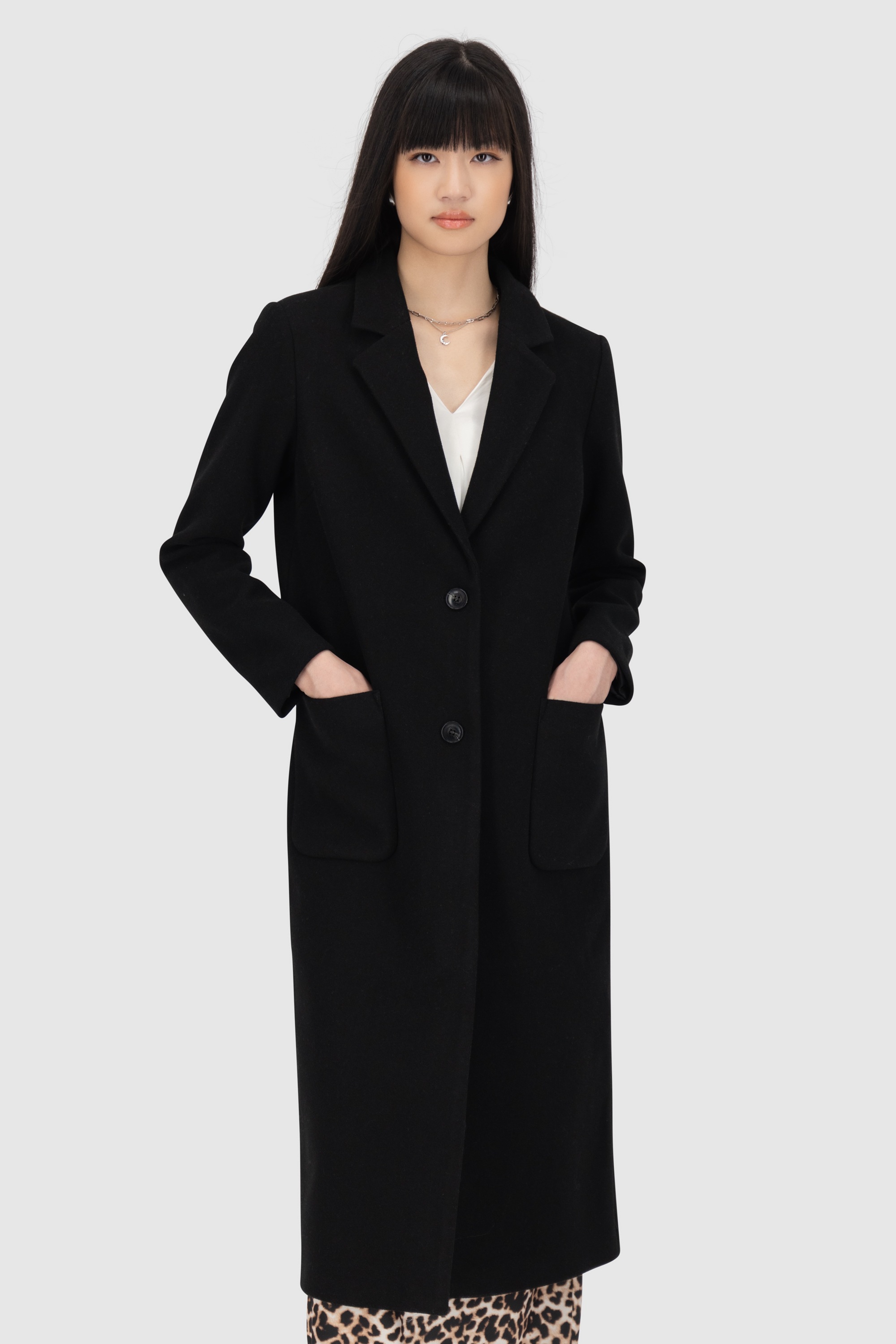 Alife & Kickin Winterjacke »Damen DierdreAK A«, ohne Kapuze, Klassischer Wintermantel in schmaler, gerader Passform und Wolloptik