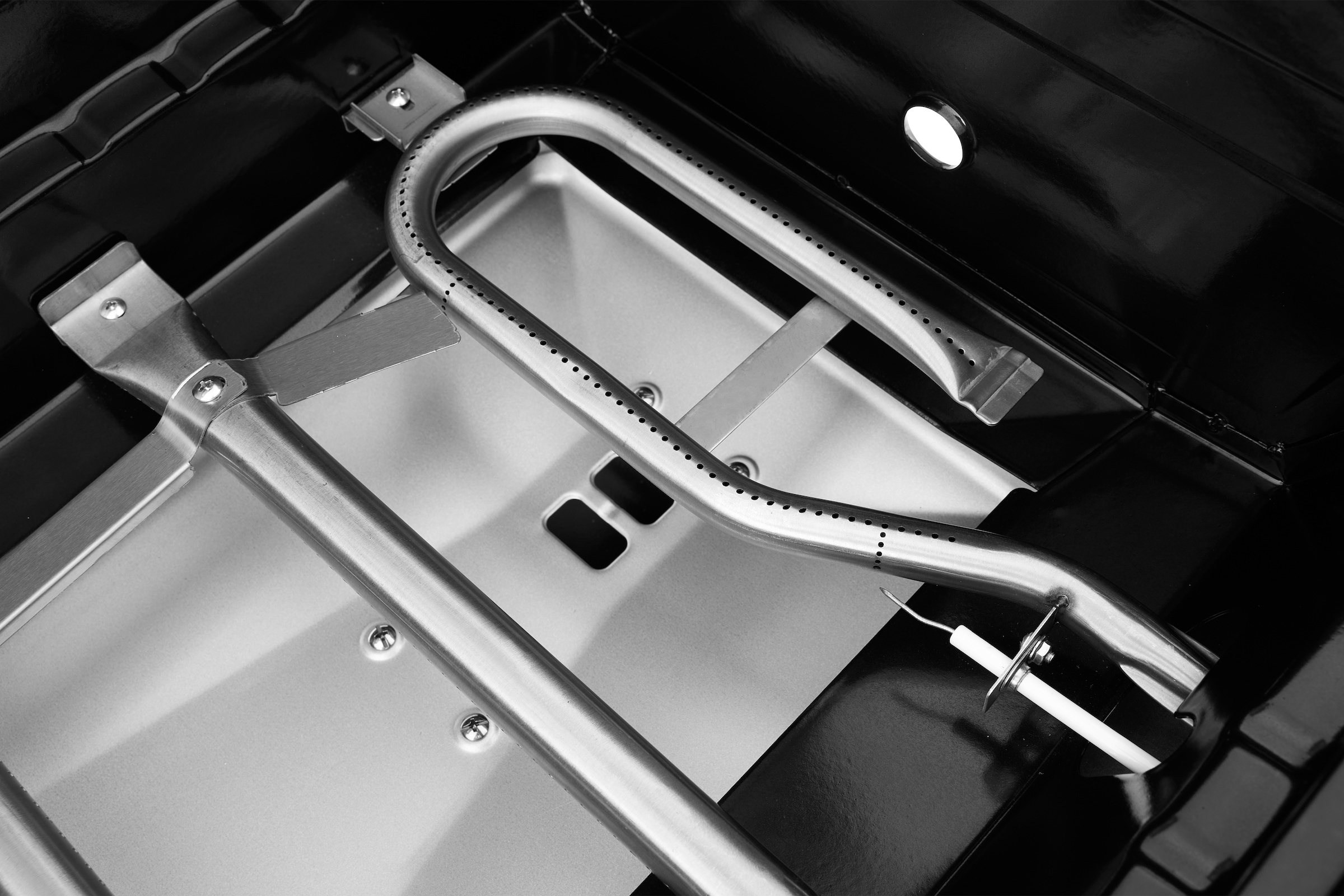 Hanseatic Gasgrill »Richland« BxTxH: 134,7 x 57 x 117 cm, 21,5 kW Gesamt, Edelstahl-Turbobrenner