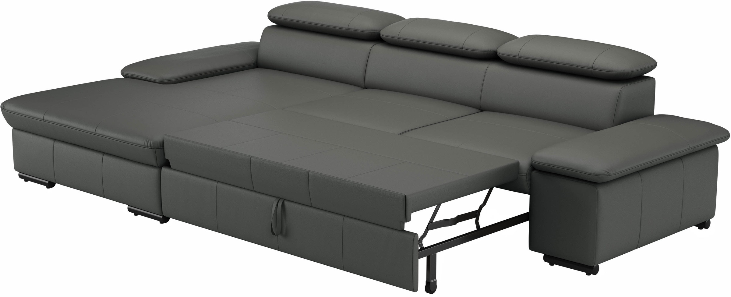 sit&more Ecksofa »Alcudia L-Form«, wahlweise mit Bettfunktion