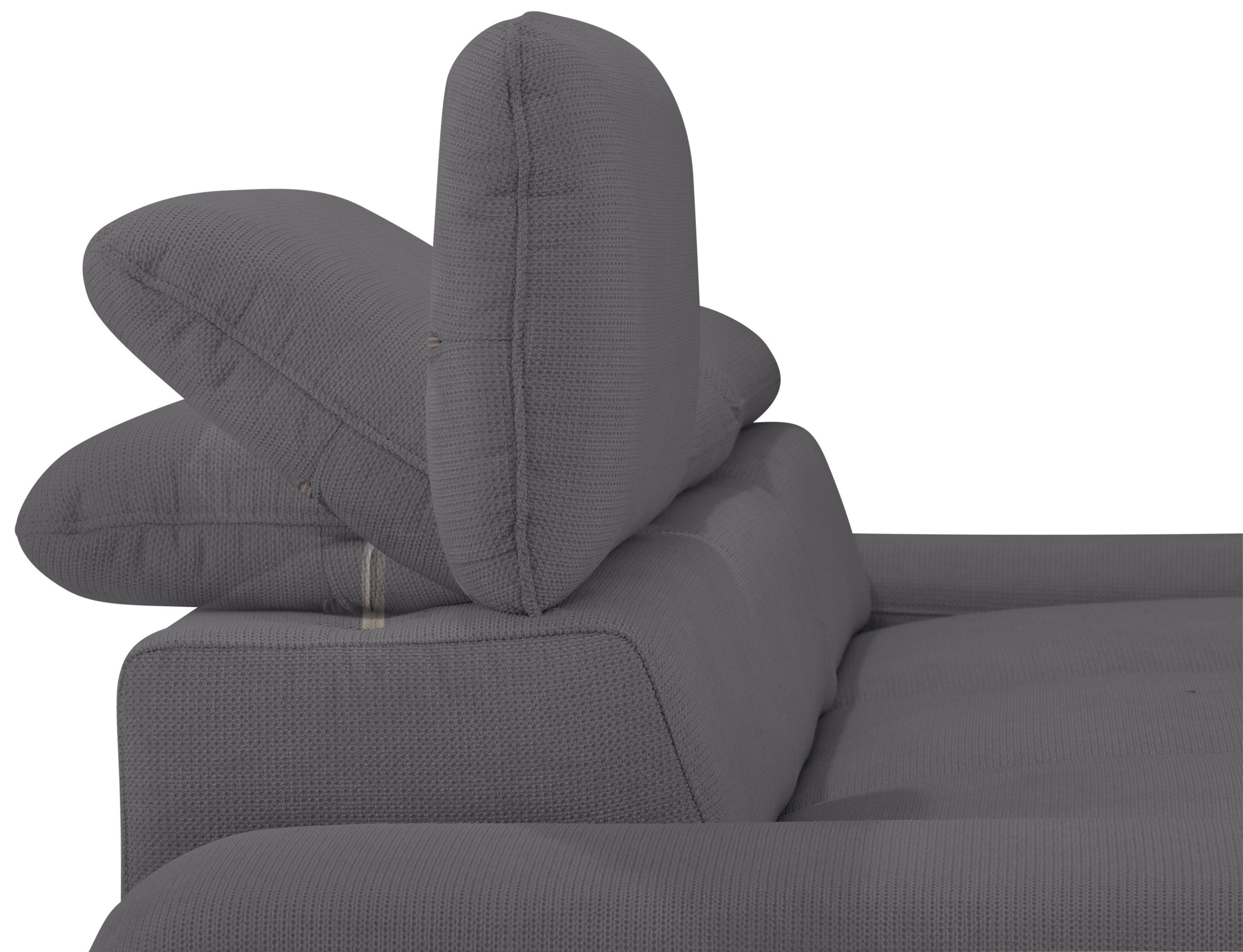 Home affaire Ecksofa »Alberto L-Form«, mit Kopfteilverstellung, wahlweise mit Bettfunktion